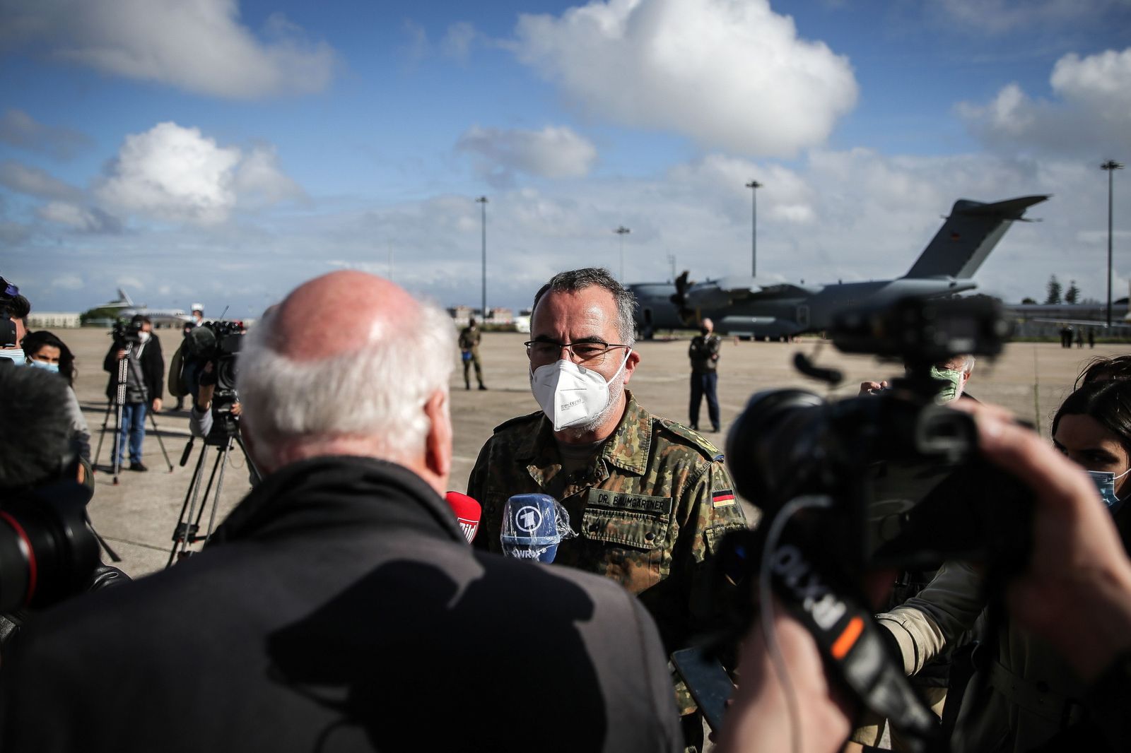 Un equipo militar alemán aterriza en Lisboa para ayudar a combatir la covid