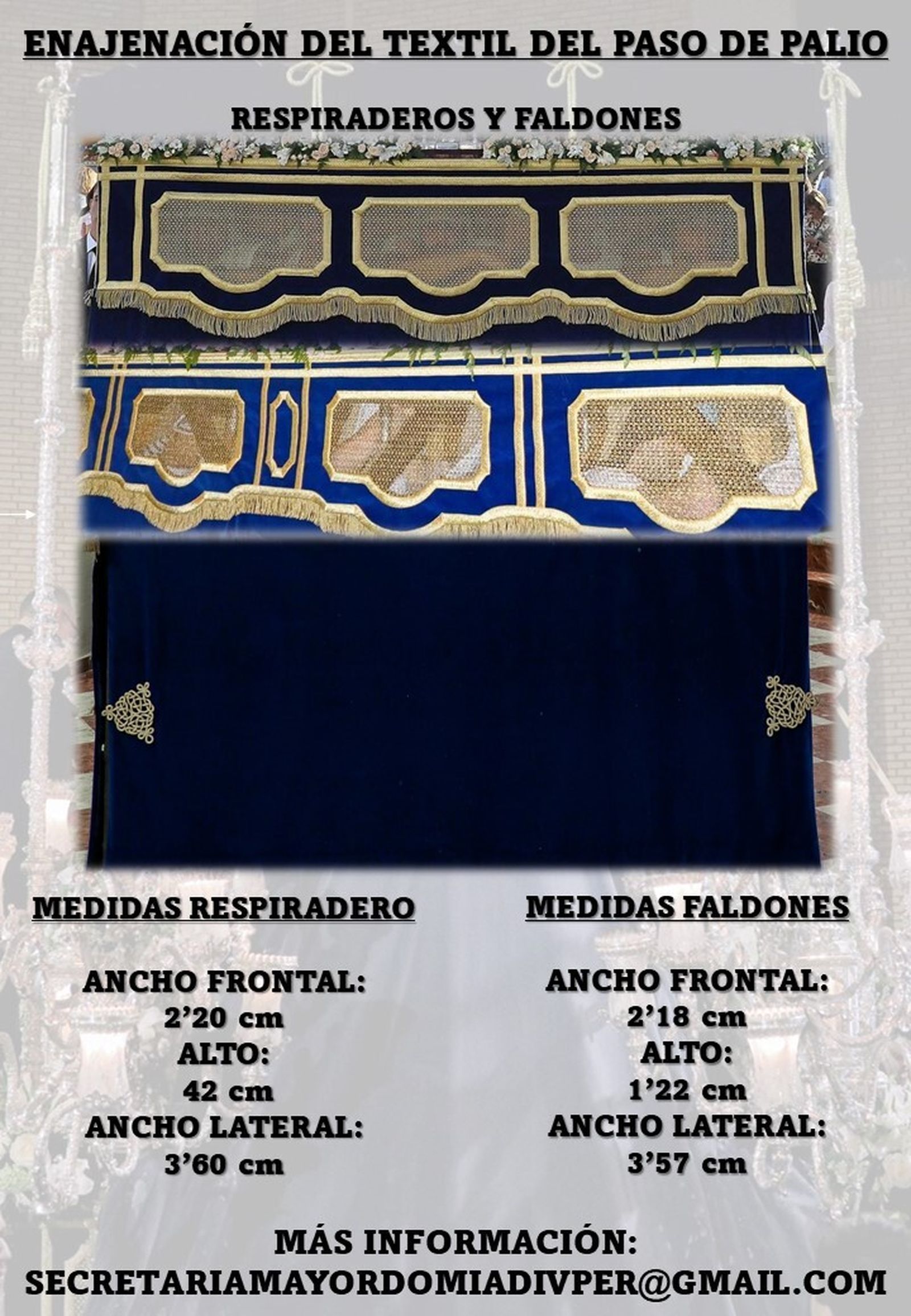 Información sobre respiraderos y faldones