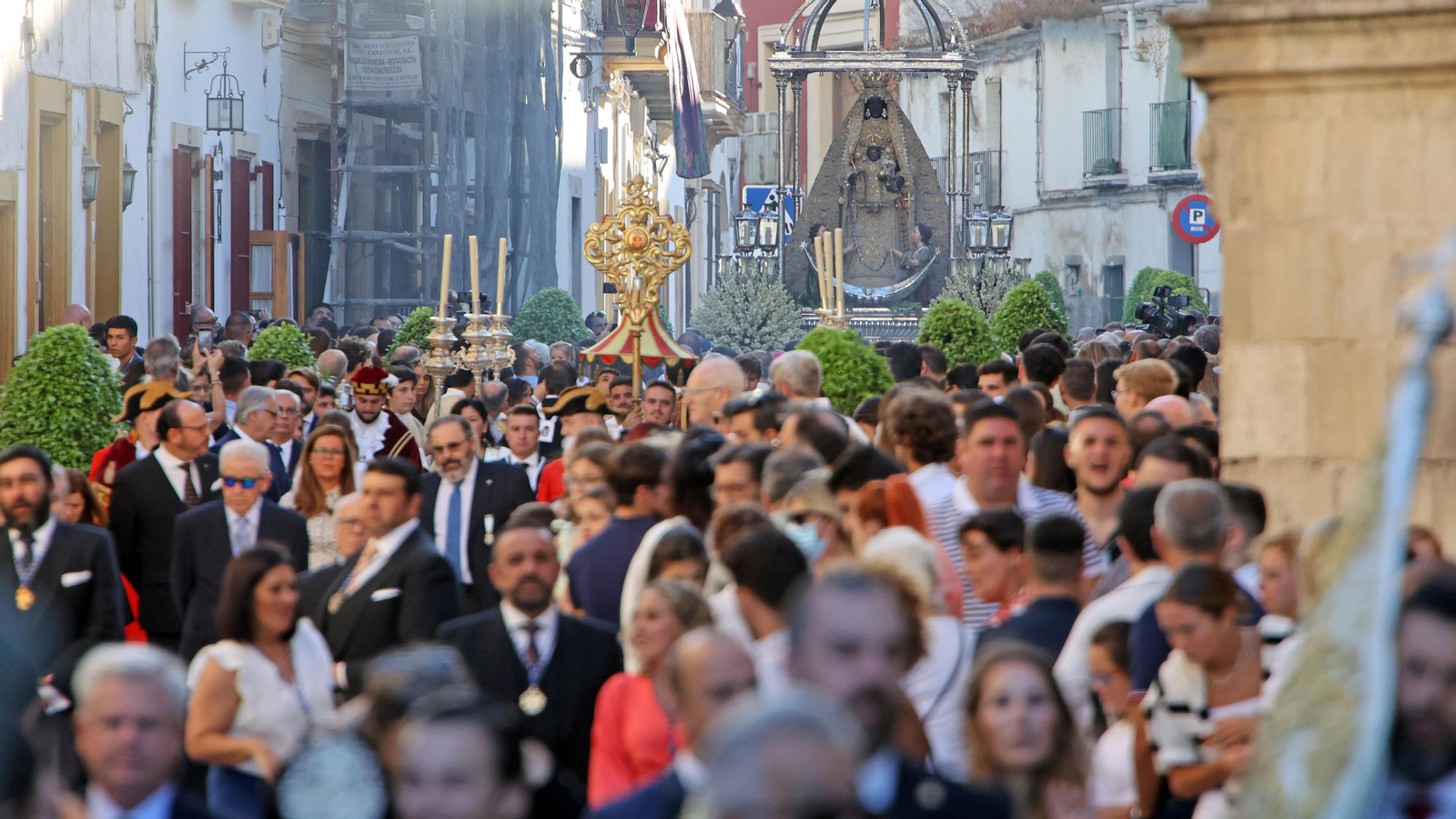 Procesión de la Virgen de la Merced por Jerez