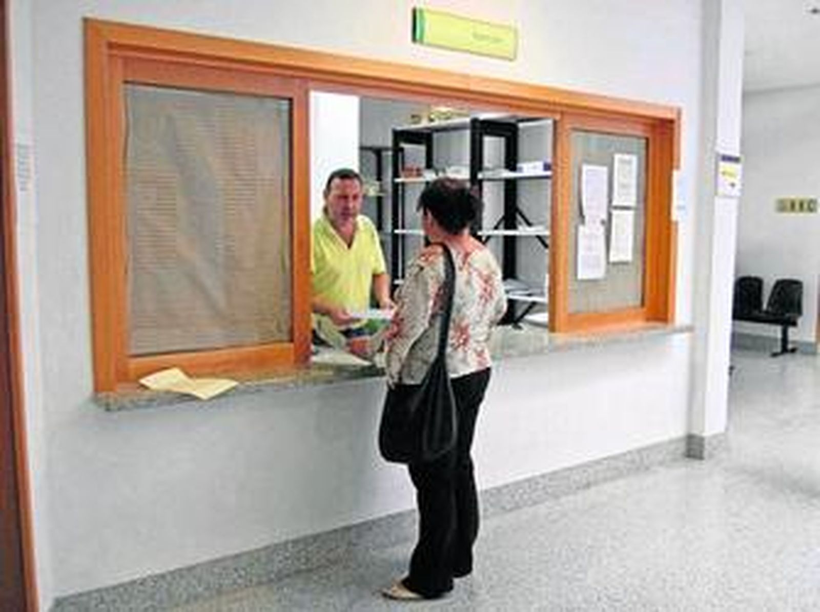 Vista de las dependencias del Registro Civil, en el Palacio de Justicia de la ciudad.