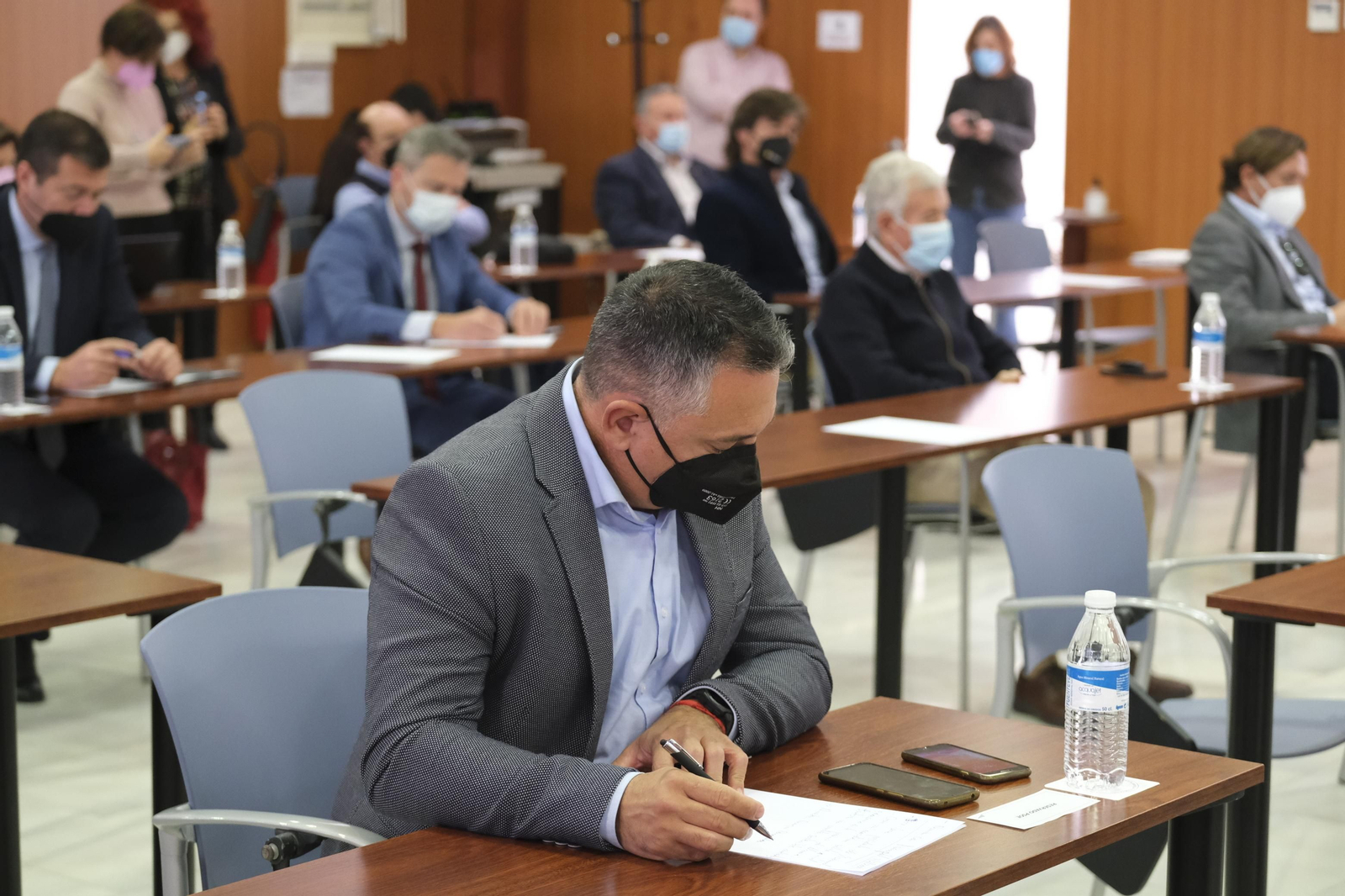 Imágenes de Juan Espadas, Secretario General del PSOE en Andalucía, en Almería.