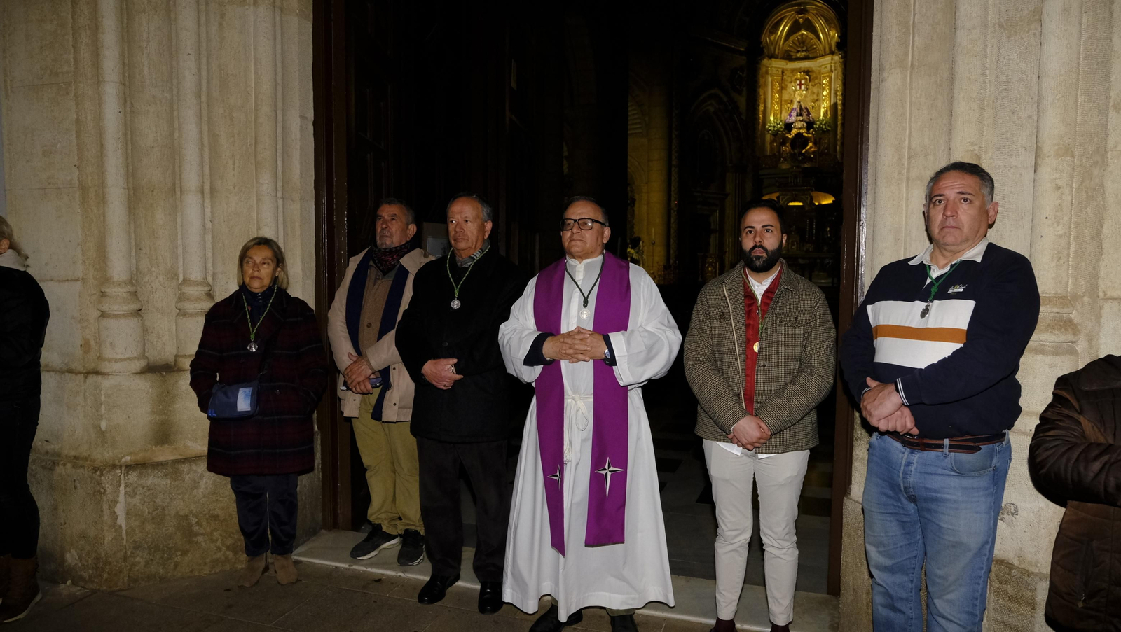 Las imágenes del Vía Crucis del Cristo de la Escucha