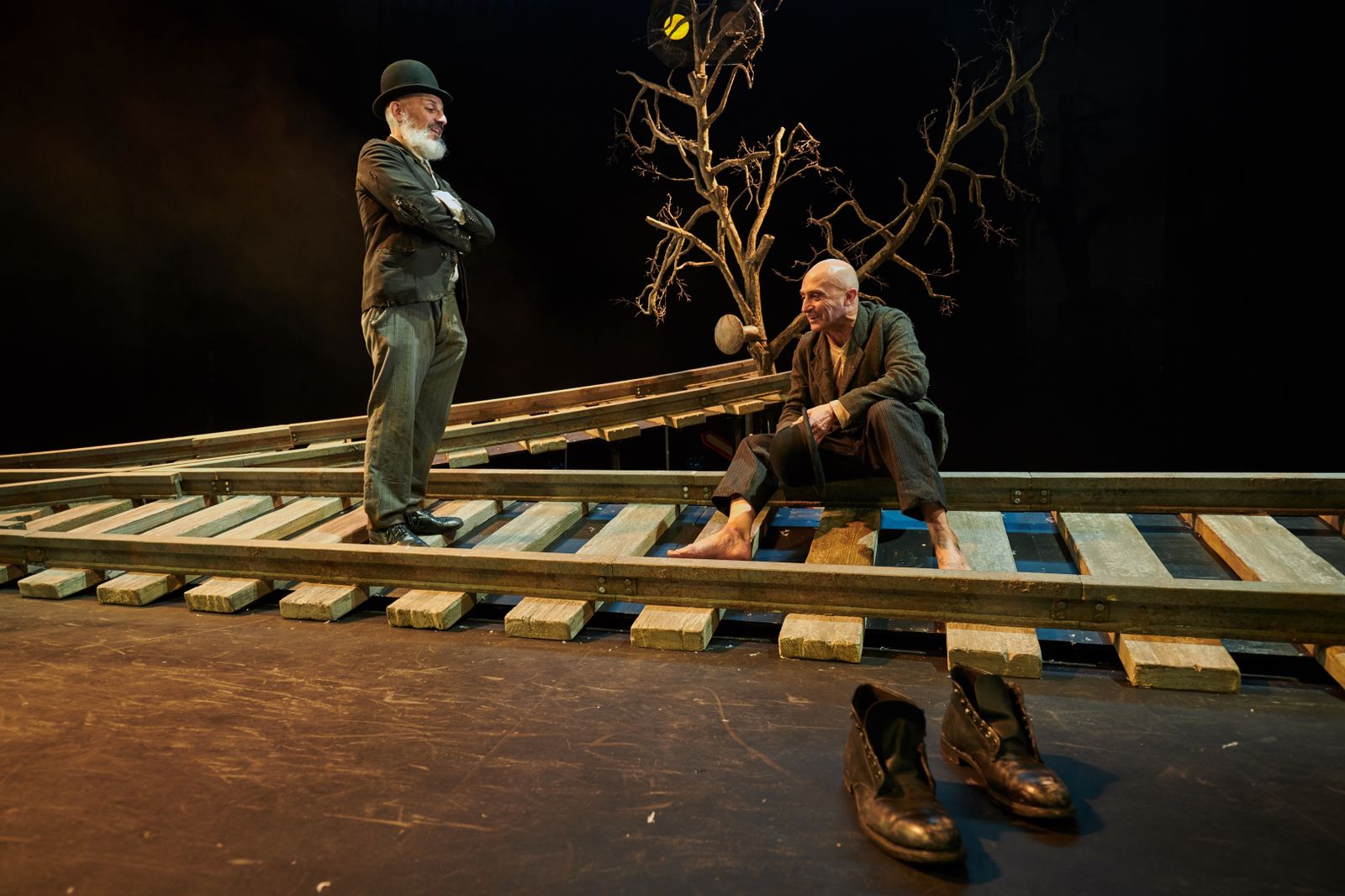 Alberto Jiménez y Pepe Viyuela, en una escena de la obra.