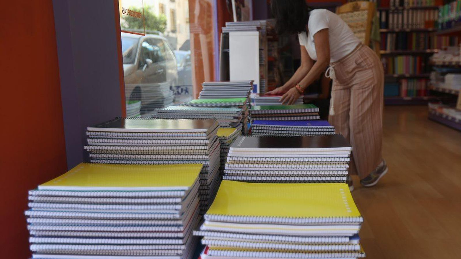 Los cuadernos han encarecido su precio notablemente este curso.