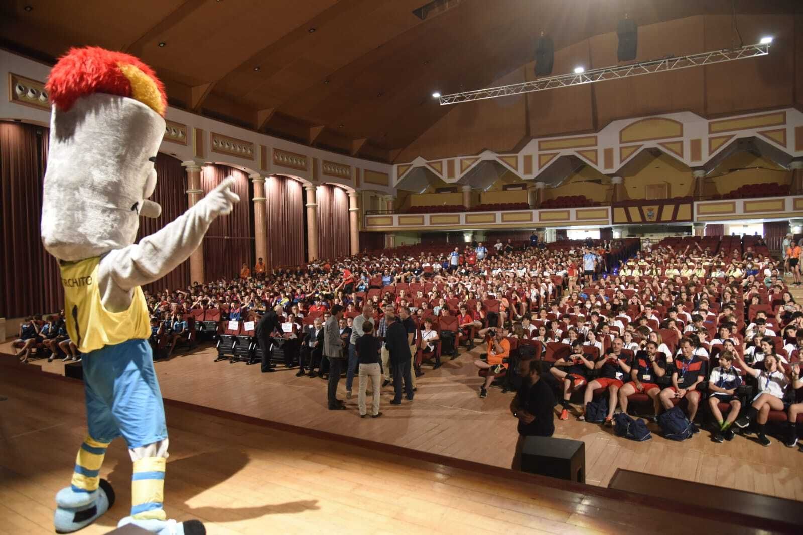 La celebración de los juegos nacionales escolares en una imagen de archivo.