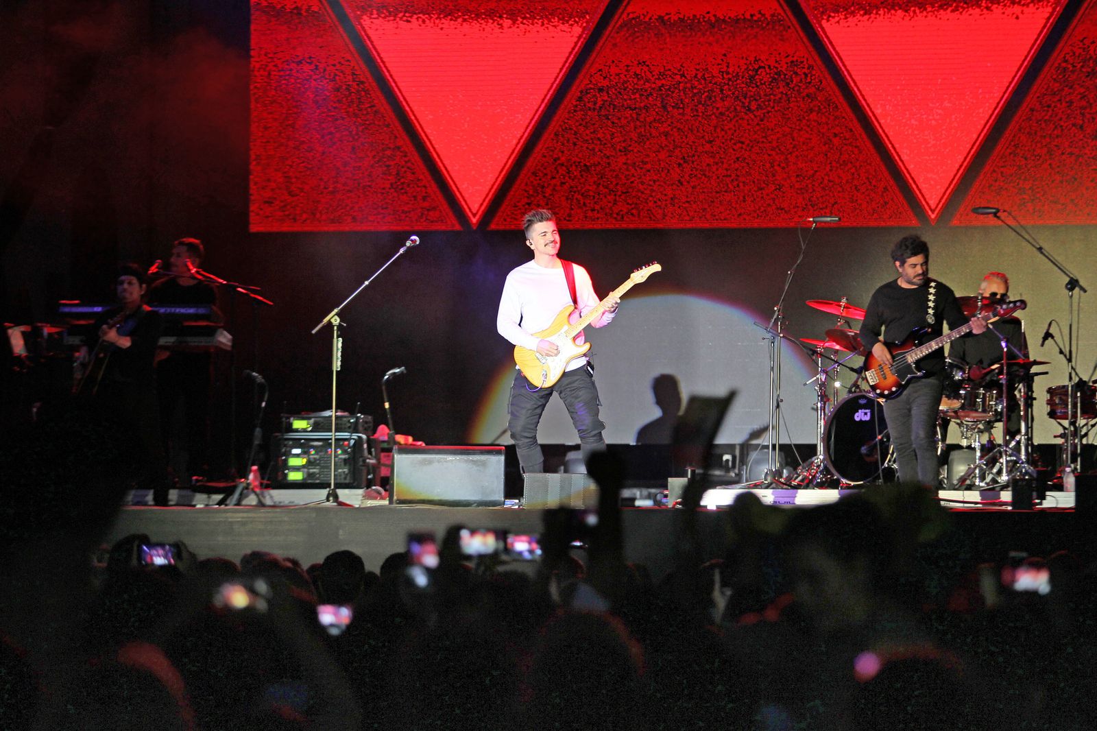 Juanes, sobre el escenario.