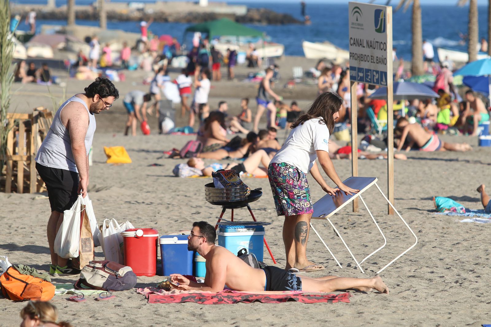 Fotogalería de los preparativos de la noche de San Juan