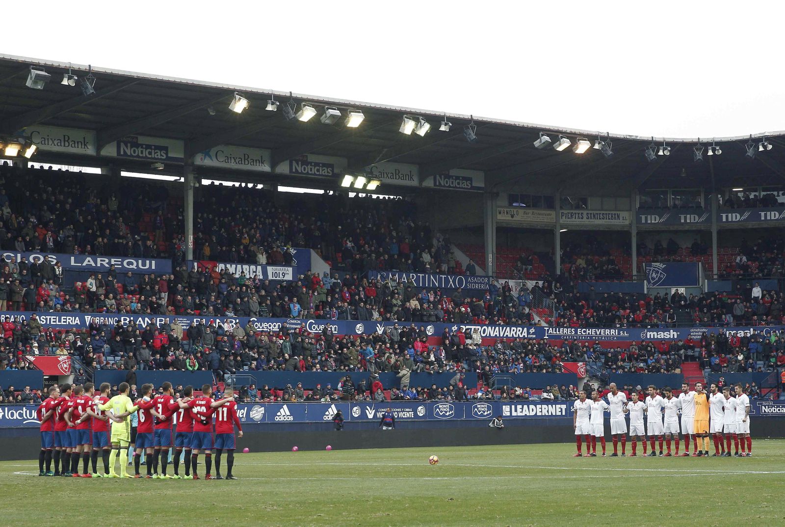 El Osasuna-Sevilla, en imágenes
