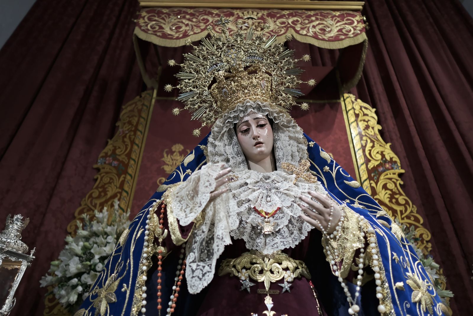 Las imágenes de la veneración a la Virgen del Rosario de Montesión