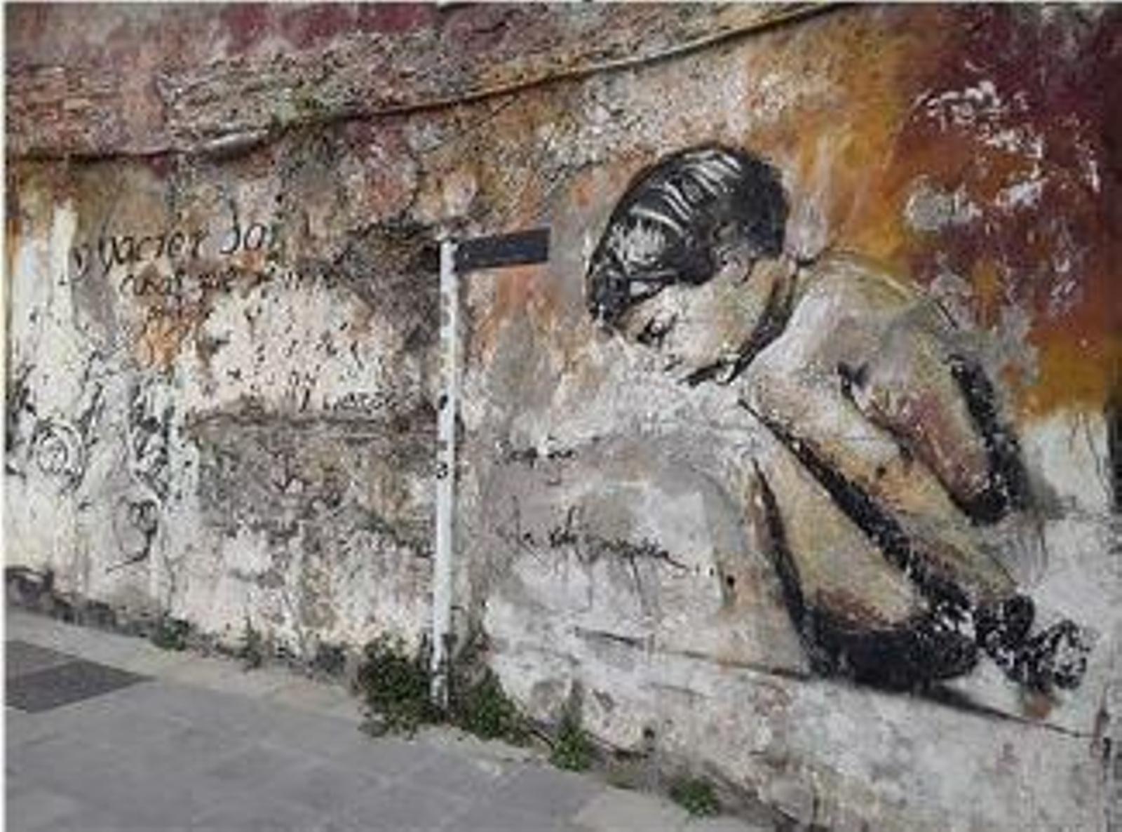 El Ayuntamiento niega el arreglo de un grafiti al Niño de las Pinturas