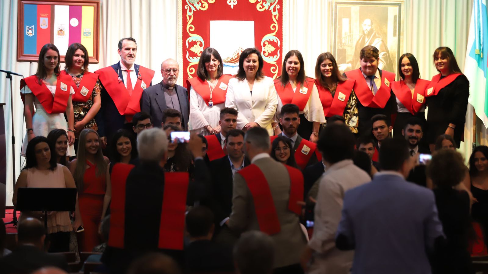 Acto de la imposición de las becas