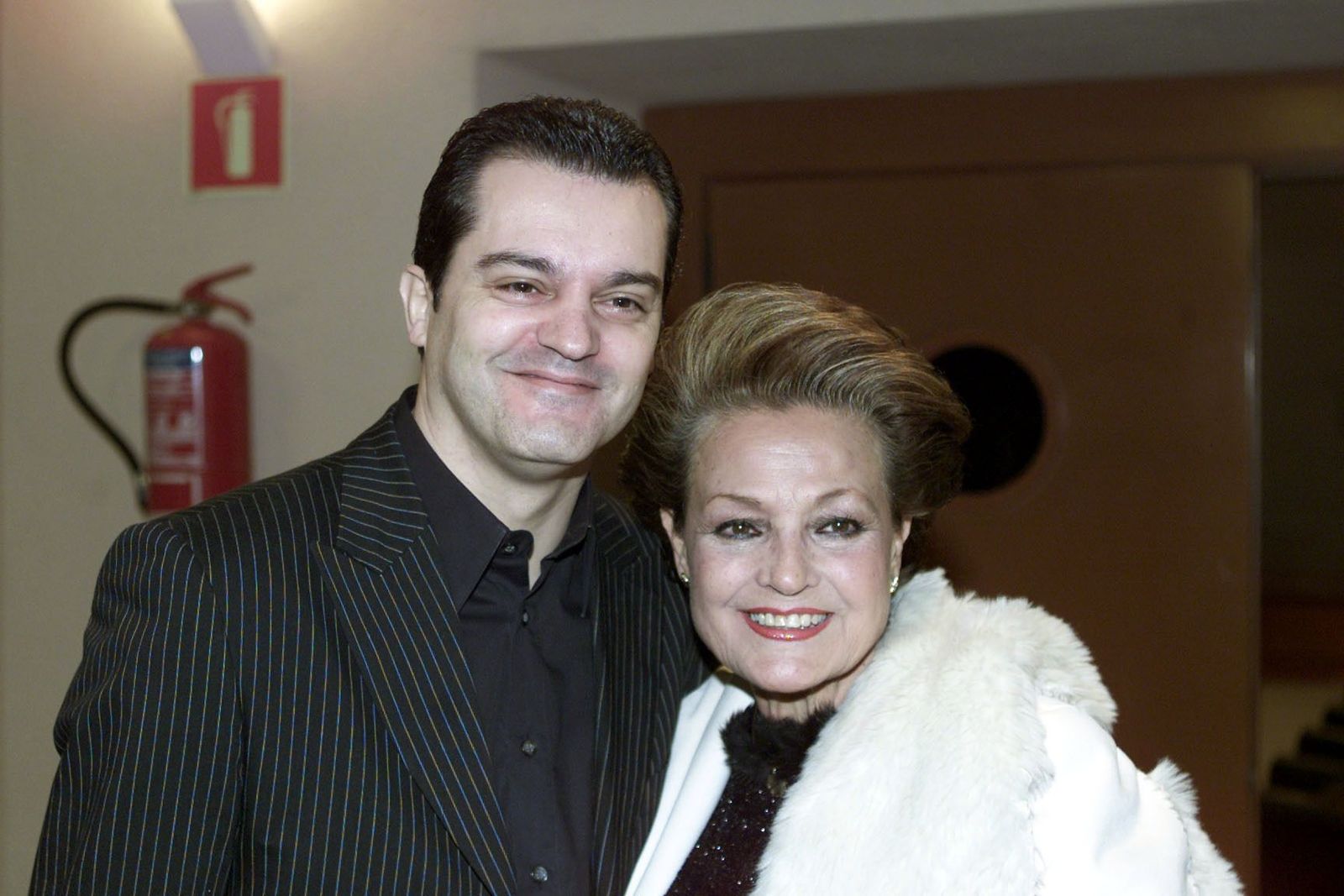 Ramón García y Carmen Sevilla en la presentación como pareja de las campanadas que daban paso a 2004