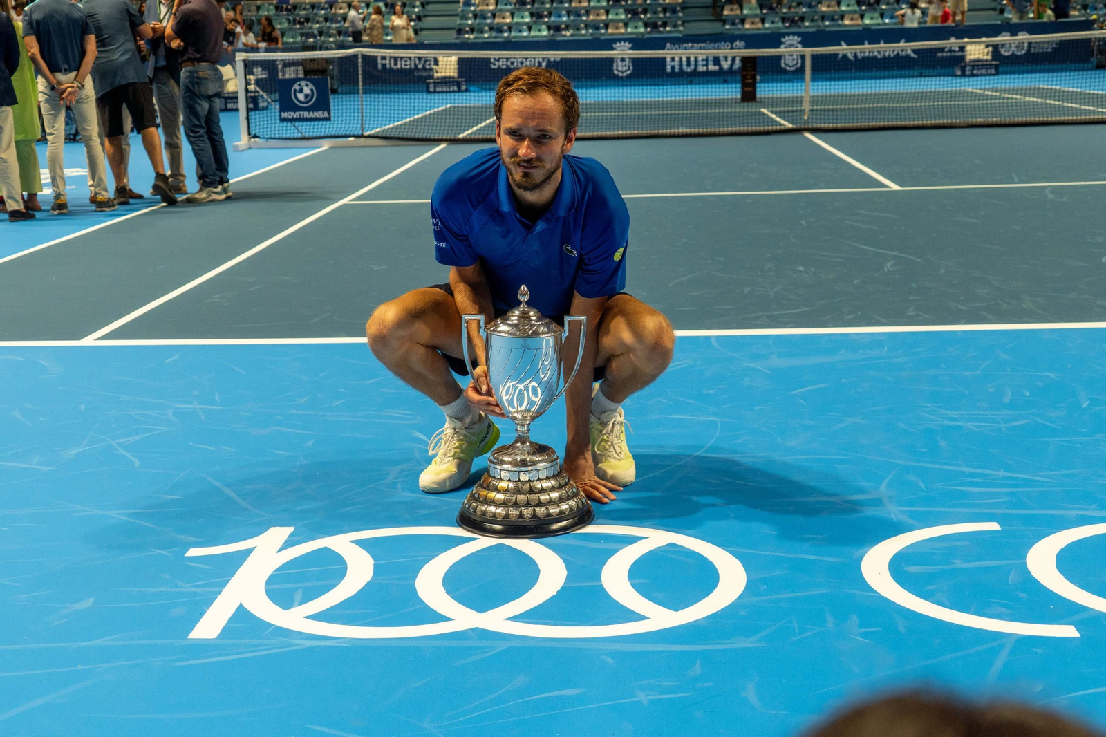 Imágenes de la final masculina de la Copa del Rey de tenis entre Daniil Medvedev y Alejandro Davidovich