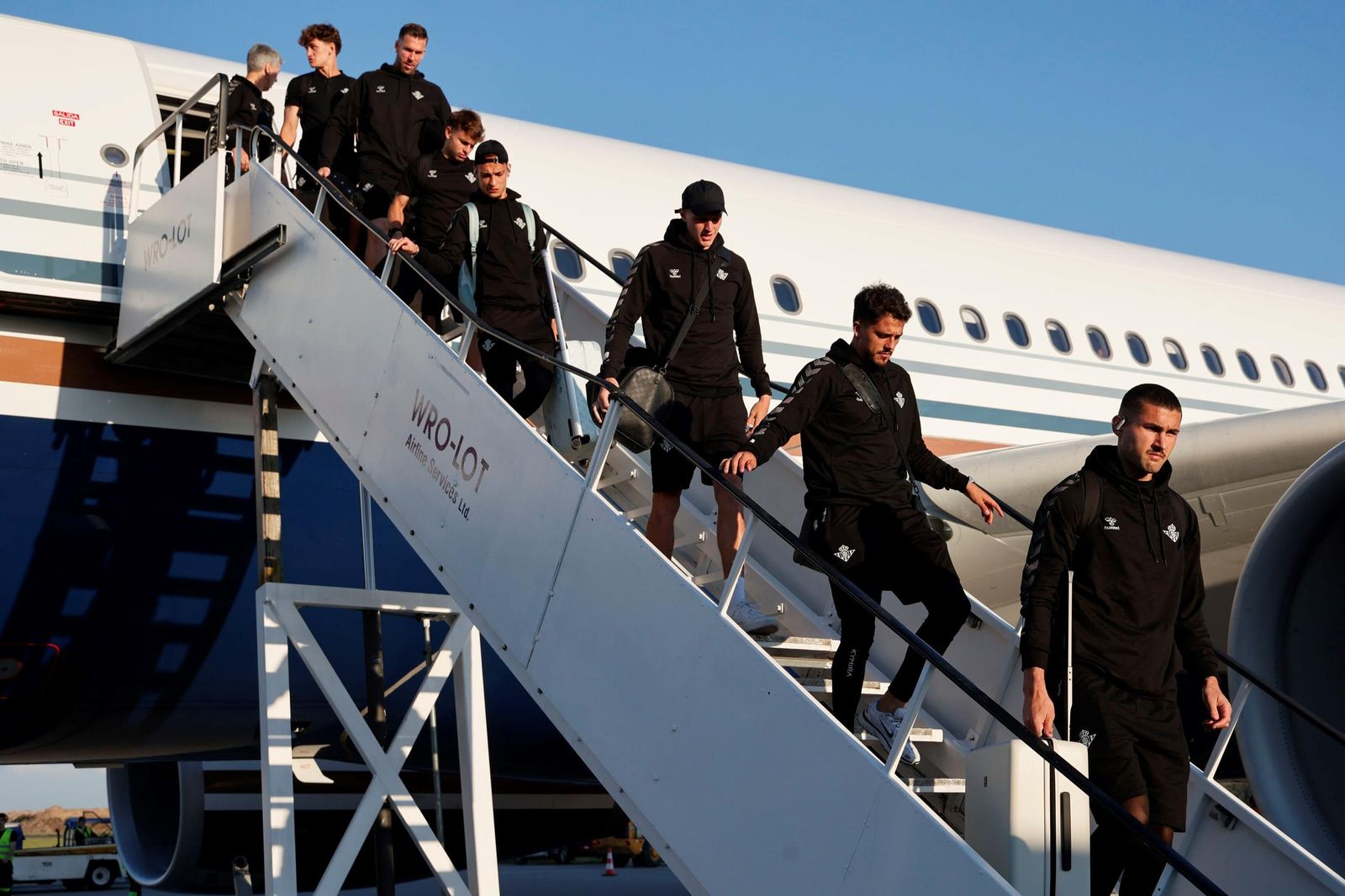 Las fotos del Betis en Breslavia