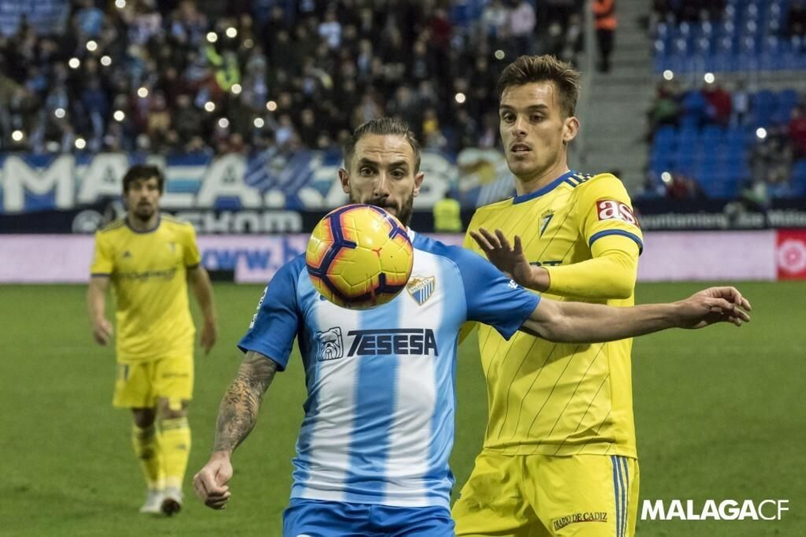 Una imagen del Málaga CF-Cádiz. Una imagen del Málaga CF-Cádiz.