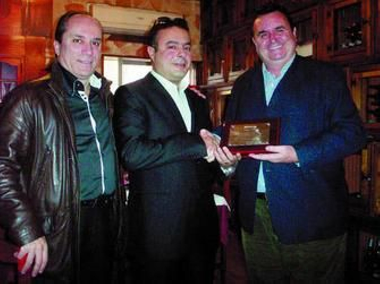 Miguel Ángel Nogales, Soliman Al Hamouti y Carlos Hernández.