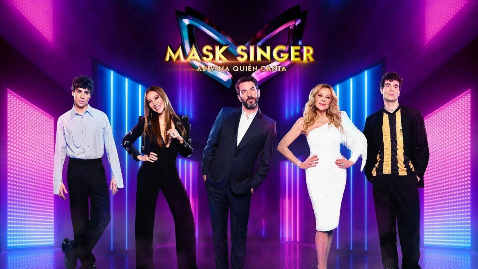 Arturo Valls y los investigadores de 'Mask Singer'