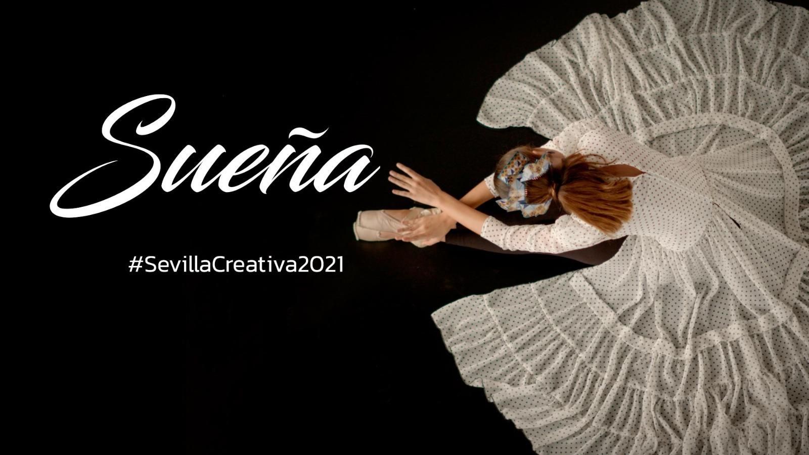 Cartel anunciador del evento de Sevilla Creativa en el Hotel Colón.