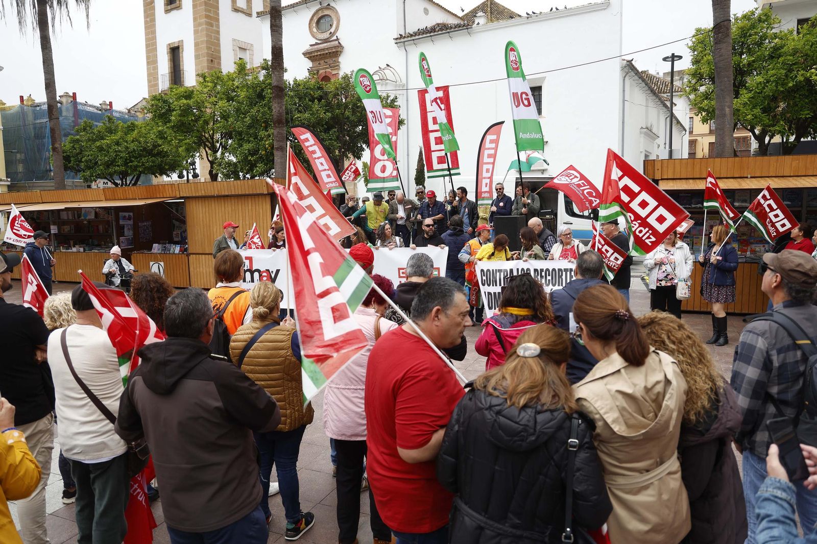 Fotos de la manifestación del Primero de Mayo en Algeciras