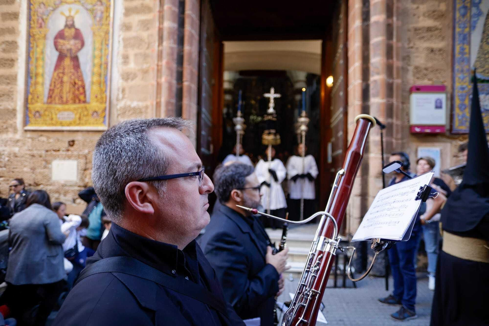 Las imágenes de la cofradía del Descendimiento en la Semana Santa de Cádiz 2023