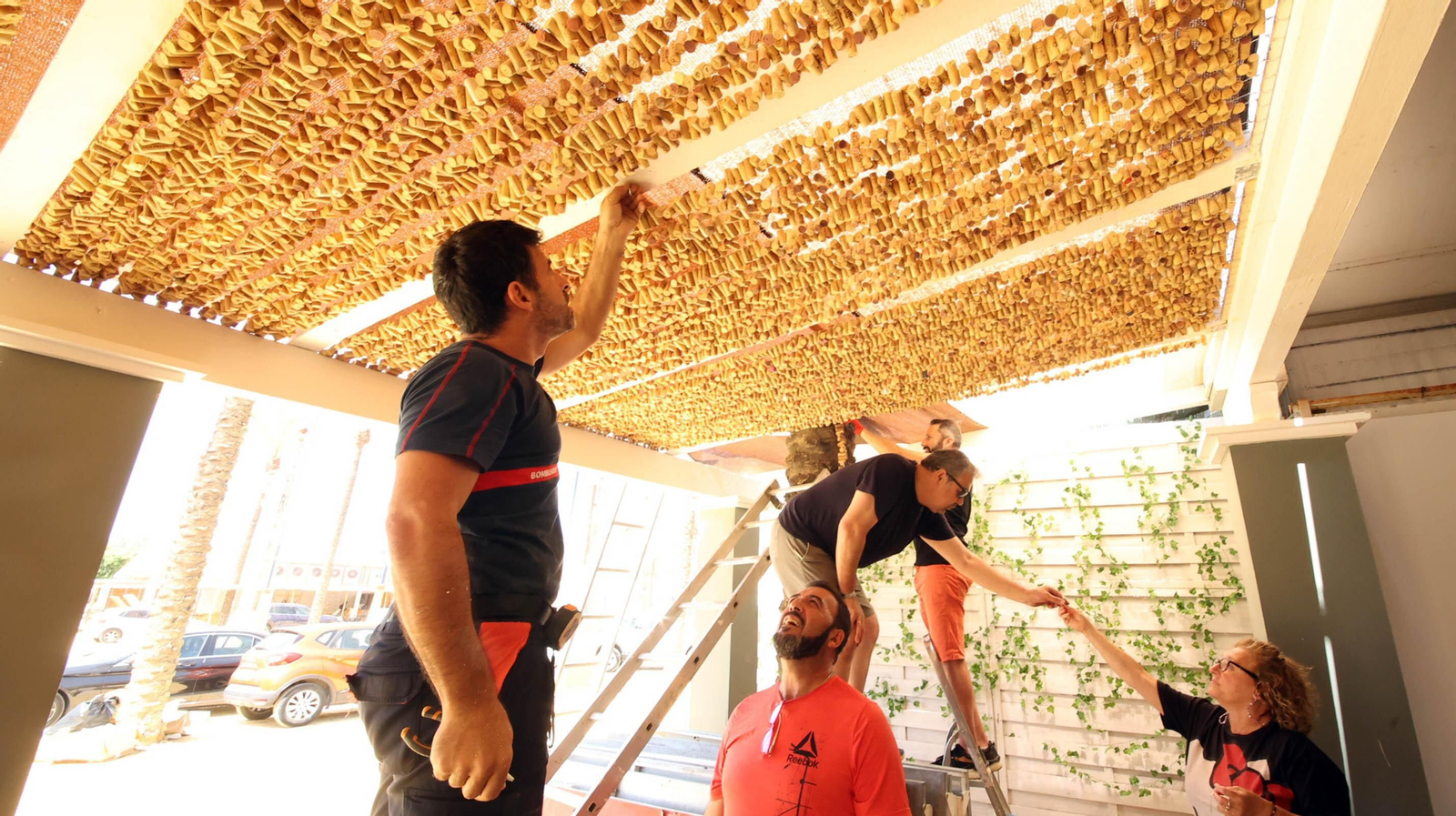 El montaje de la Feria de Jerez va a buen ritmo