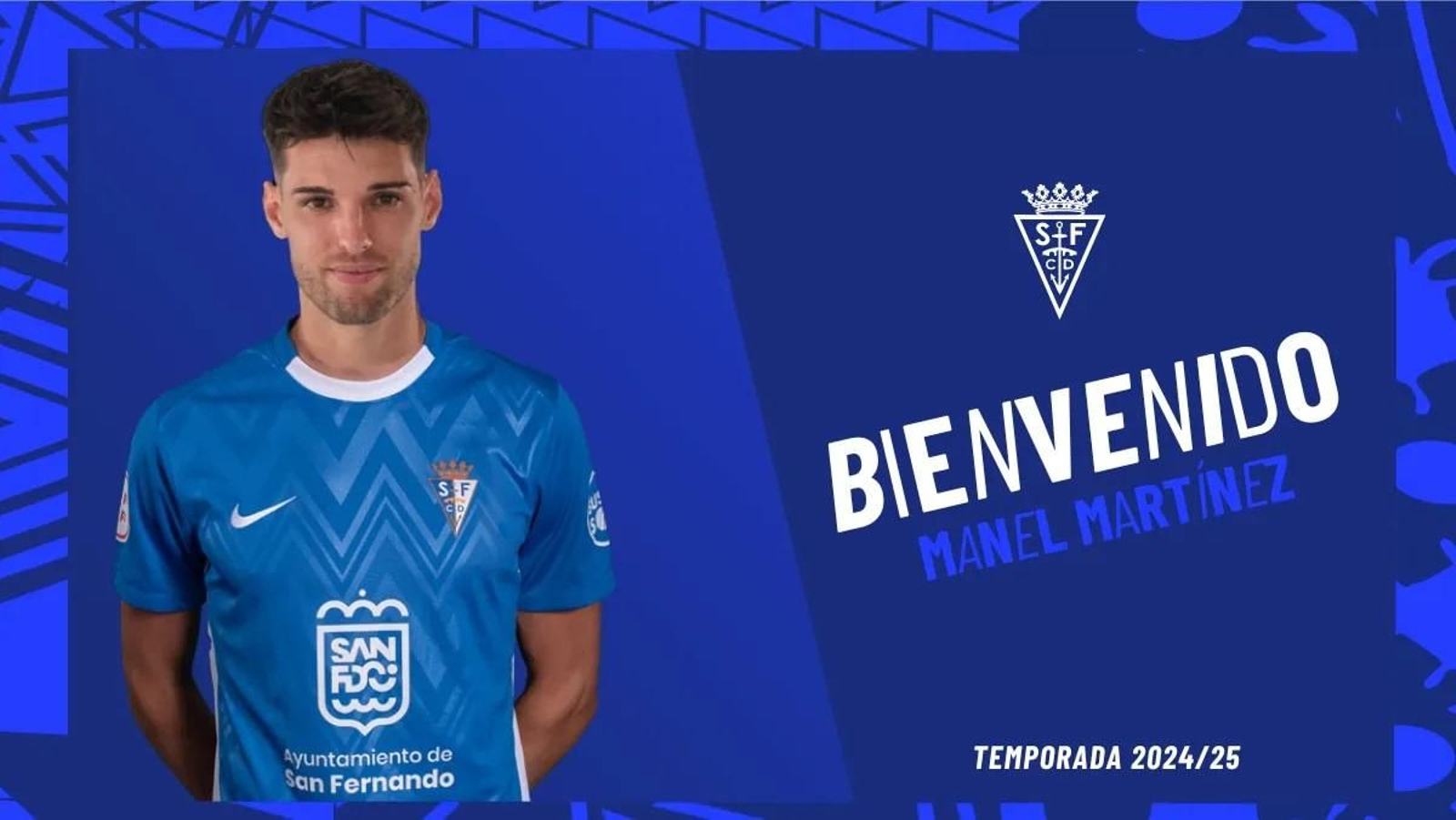 Manel Martínez Biel se une al conjunto azulino.