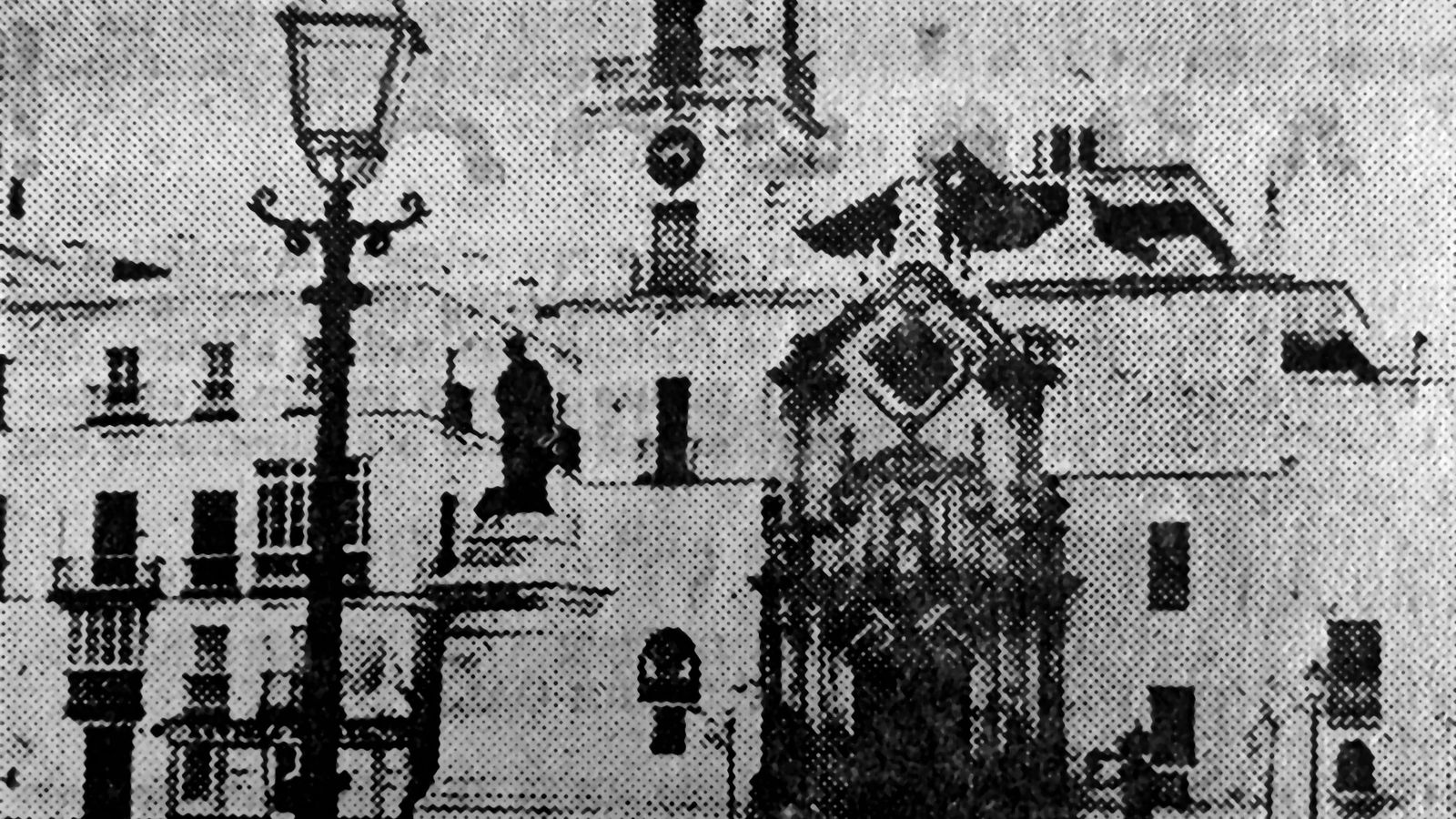 Imagen de la iglesia de San Antonio de mediados del siglo XIX