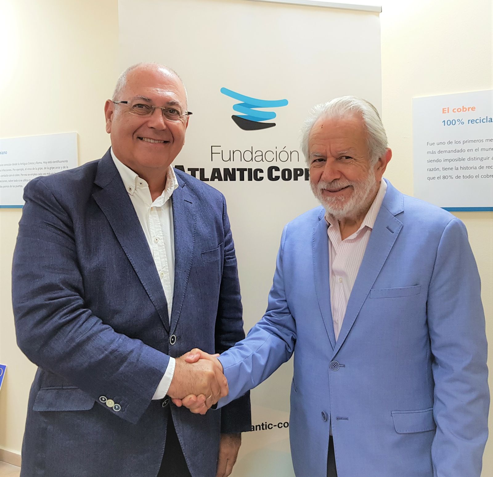 Acuerdo por la solidaridad entre la Fundación Atlantic Copper y la Fundación Valdocco.