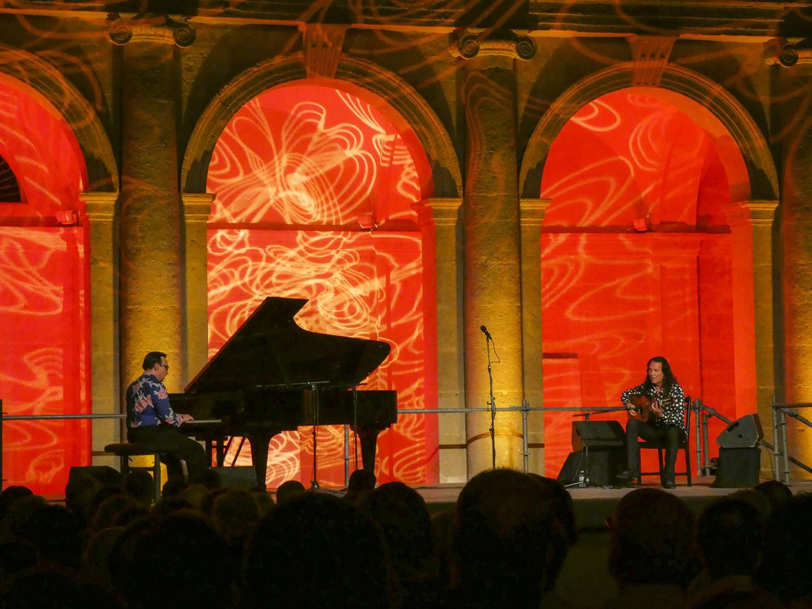 Michel Camilo con su piano y Tomatito con su guitarra. Dos genios en el escenario.