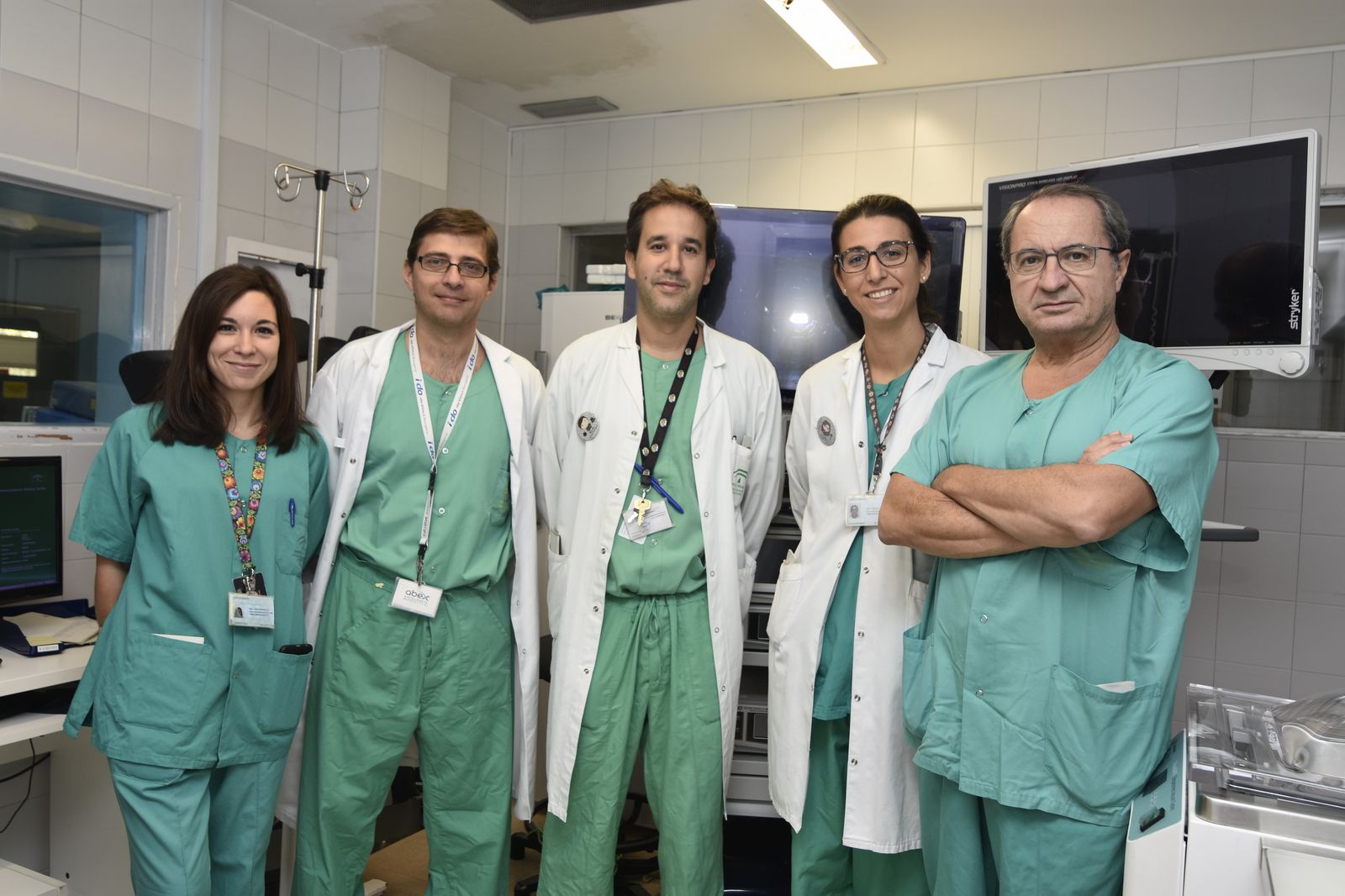 Equipo de Cirugía Oncológica del Hospital.