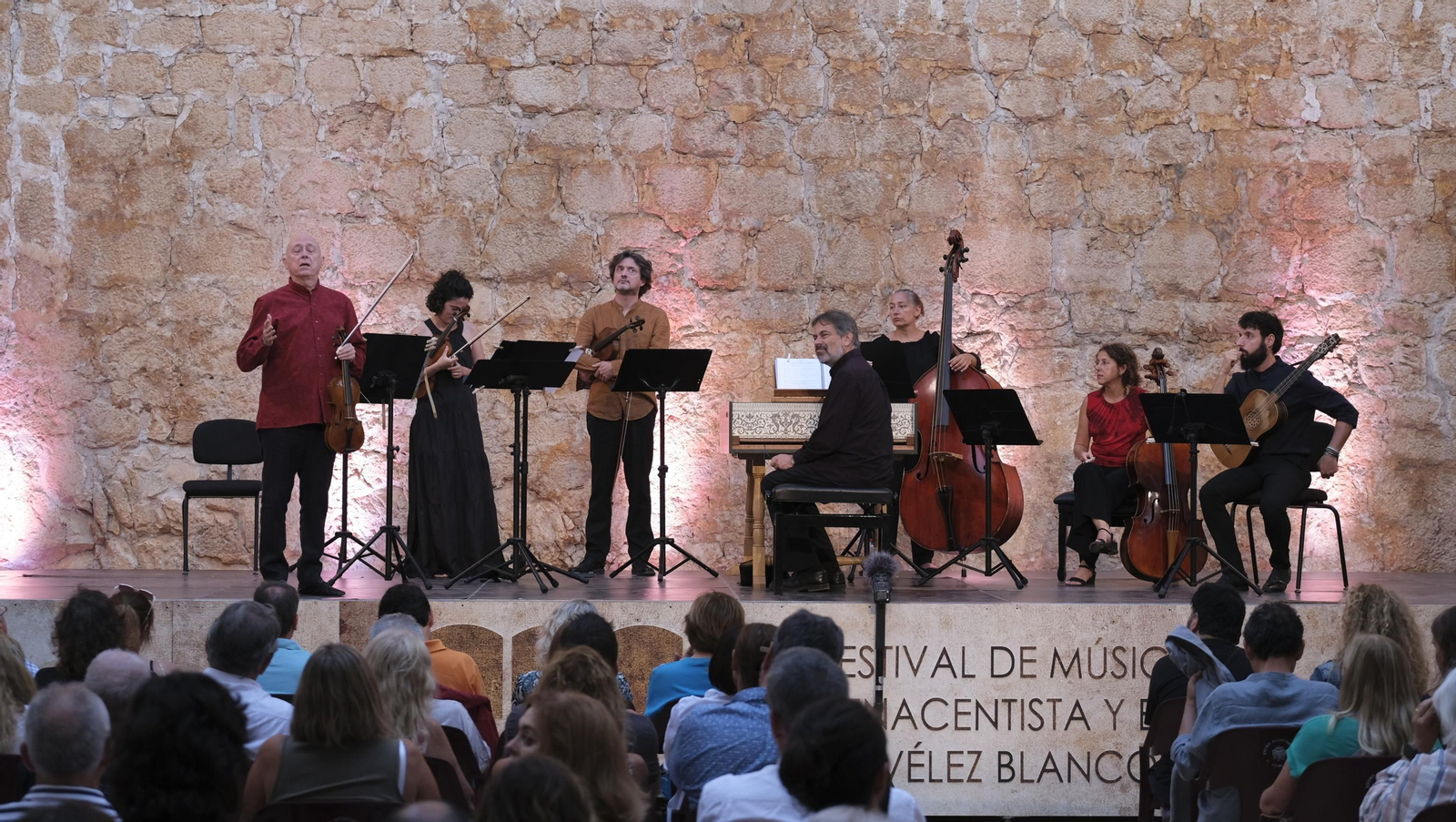 Imágenes del concierto de La Real Cámara en el XXI Festival de Música Renacentista y Barroca de Vélez Blanco