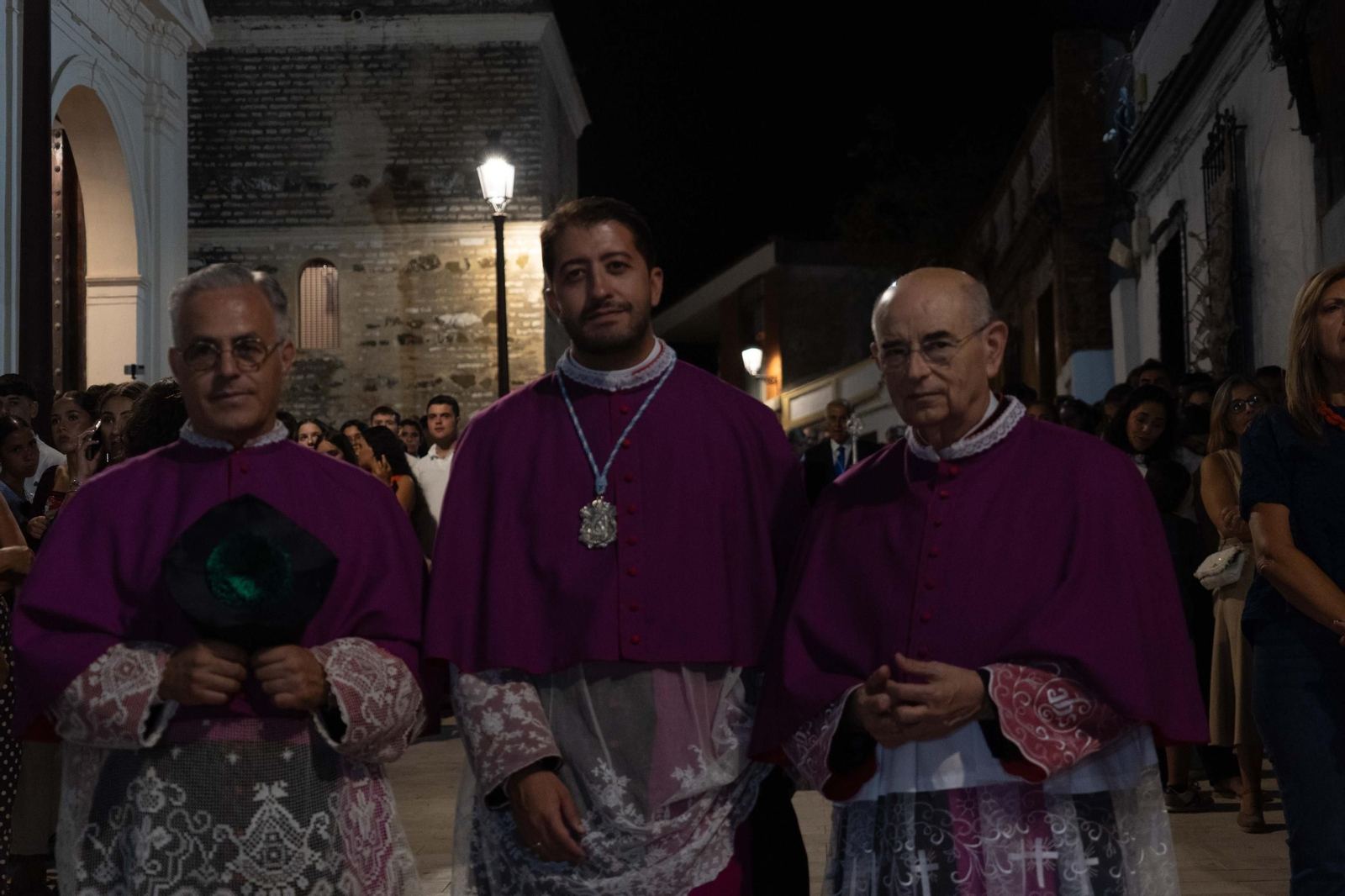 Imágenes del traslado de Nuestra Señora de la Cinta a la Parroquia Mayor de San Pedro
