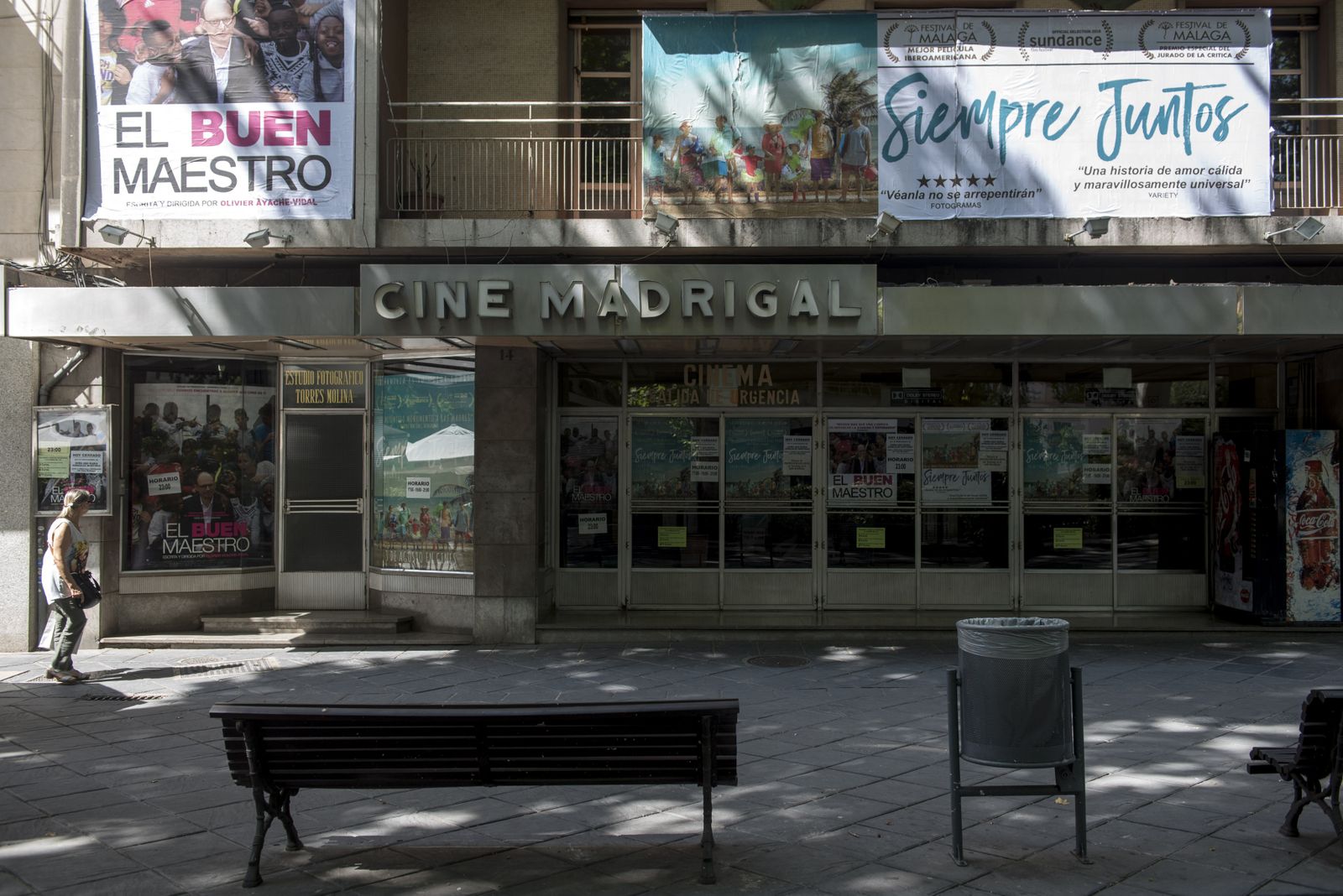 Una imagen de archivo del Cine Madrigal.