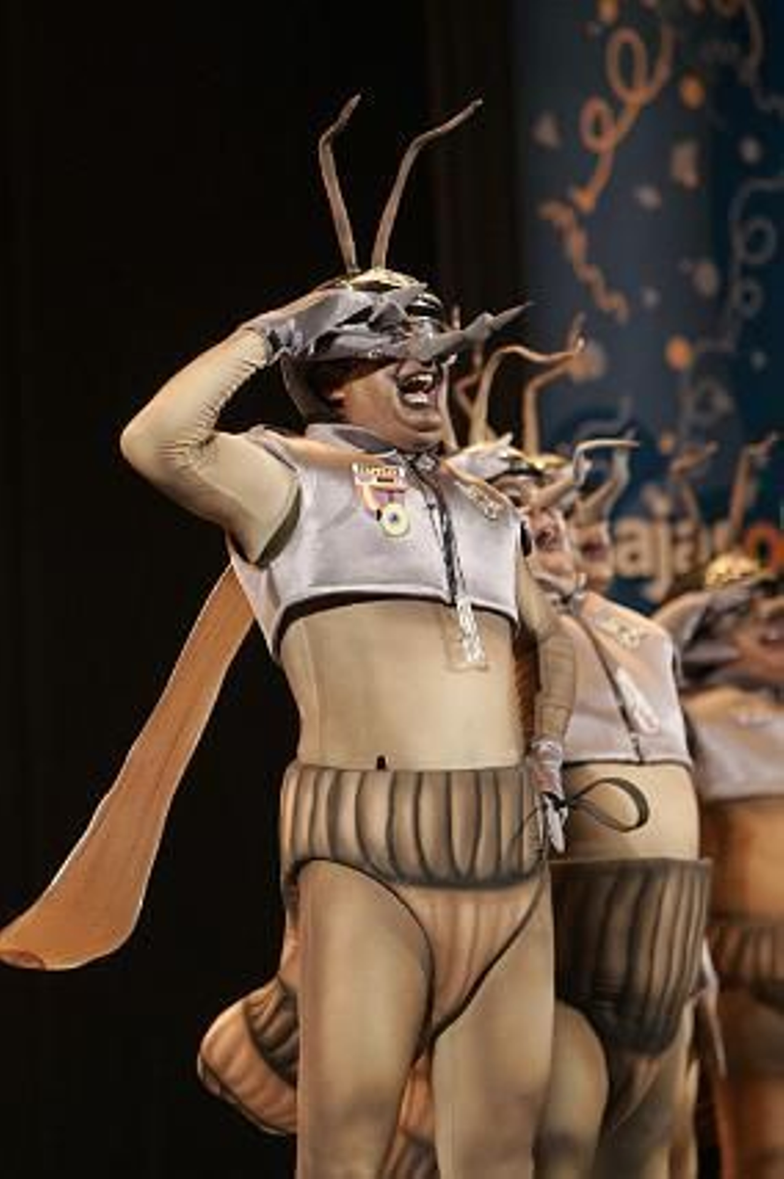 El escuadrón de los jartibles, la chirigota del Sheriff. 

Foto: Lourdes de Vicente