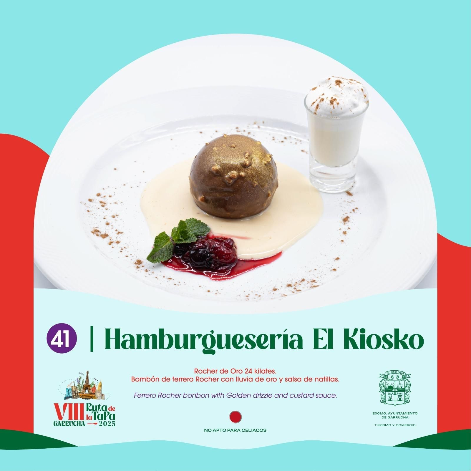 Hamburguesería El Kiosko (tapa dulce)