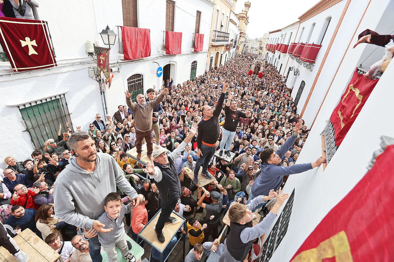 Imágenes de las tiradas de San Antonio Abad en Trigueros