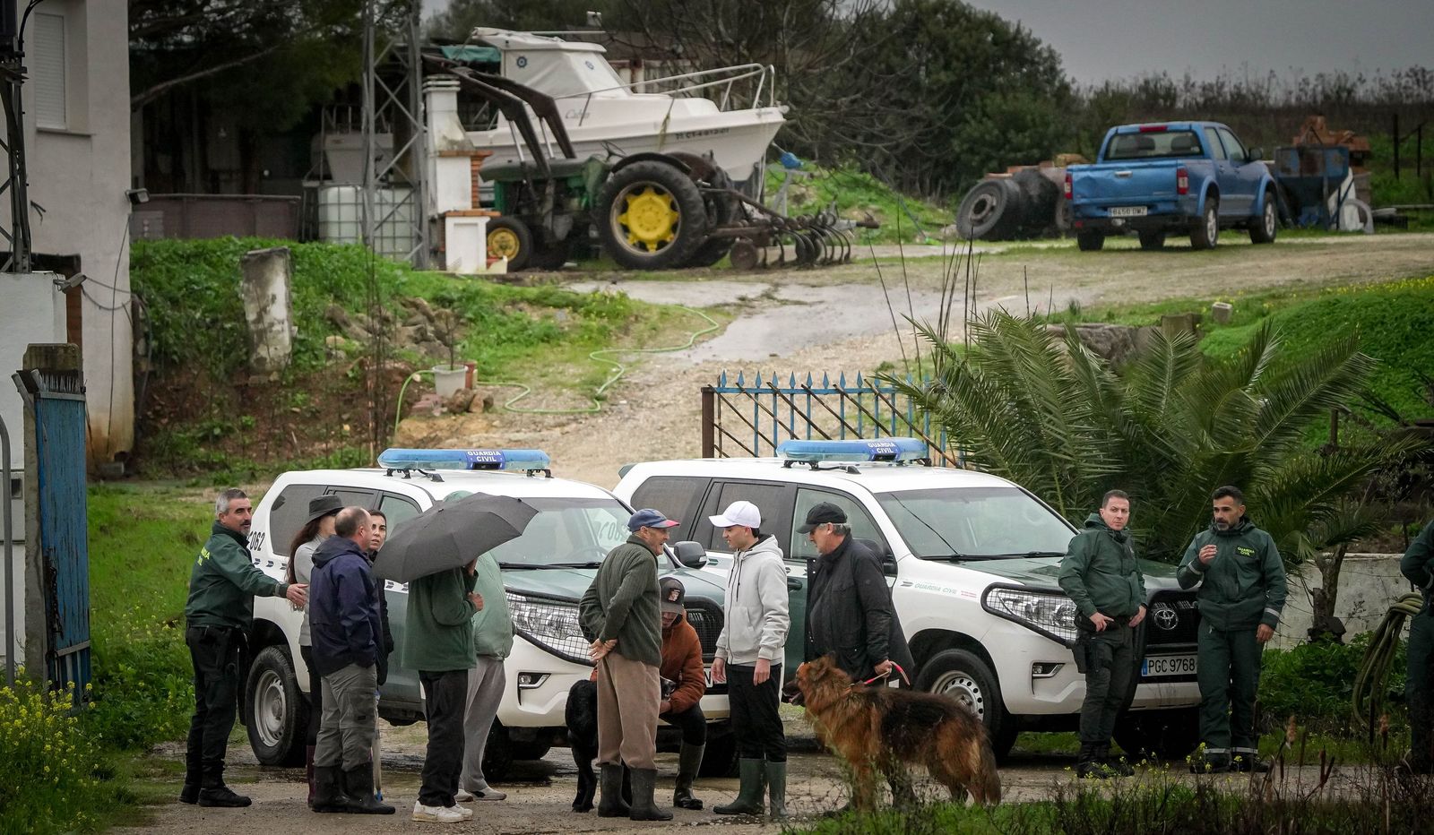 Imágenes de las graves consecuencias de la crecida del rio Guadalete en la zona rural de Jerez