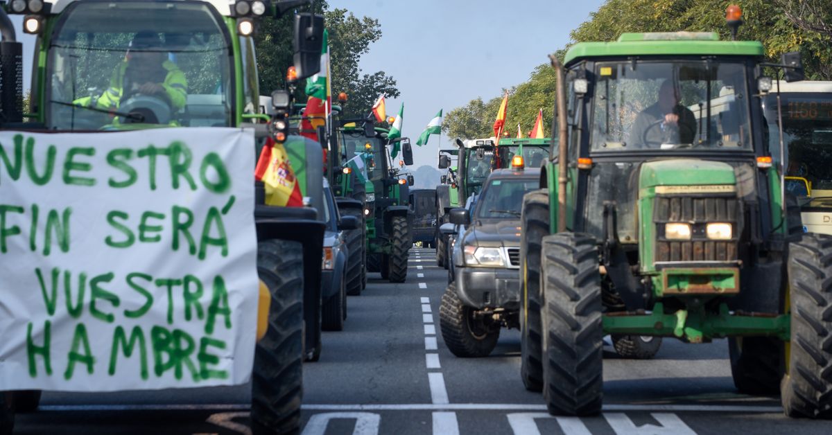 Tractoradas en Sevilla: estas son las carreteras y entradas a la ciudad afectadas