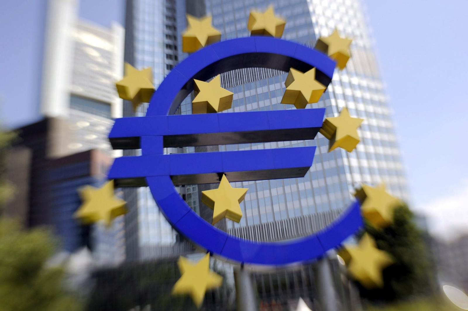 Imagen del símbolo del euro.