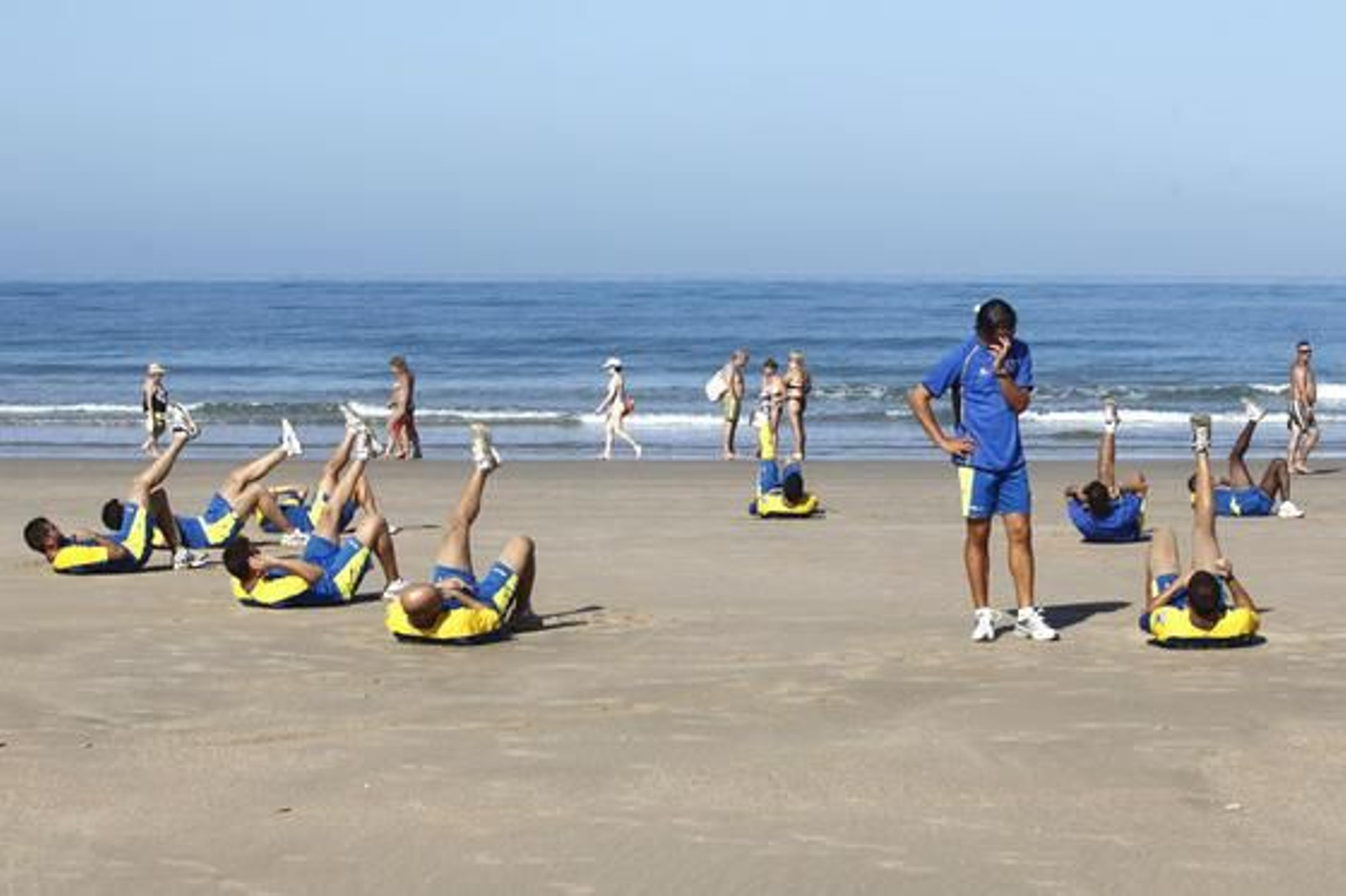 Un momento del entrenamiento

Foto: Jesus Marin