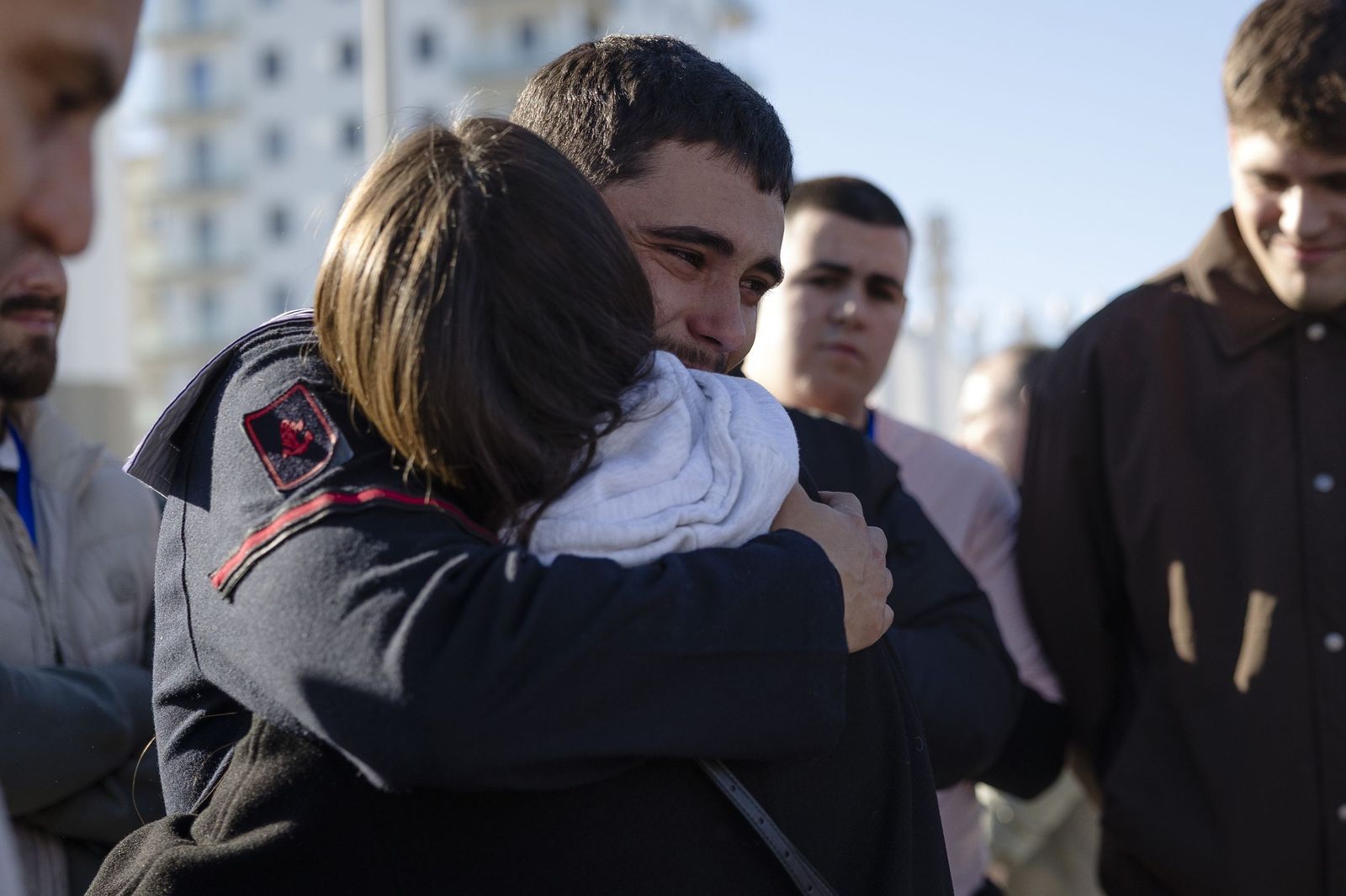 Las imágenes de la despedida del Juan Sebastián de Elcano