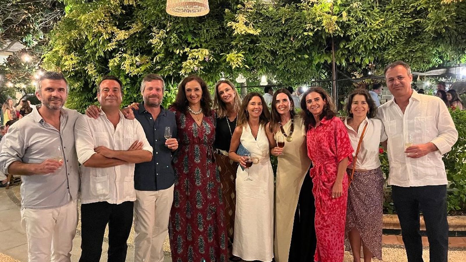 Fernando García, Iván Llanza, Juan Manuel Pardo, Zita Schwenzer, Macarena Fernández de Córdoba, Blanca Picardo, Alejandra Valle, Sole Fernández y Rocío y Nacho de la Quintana.