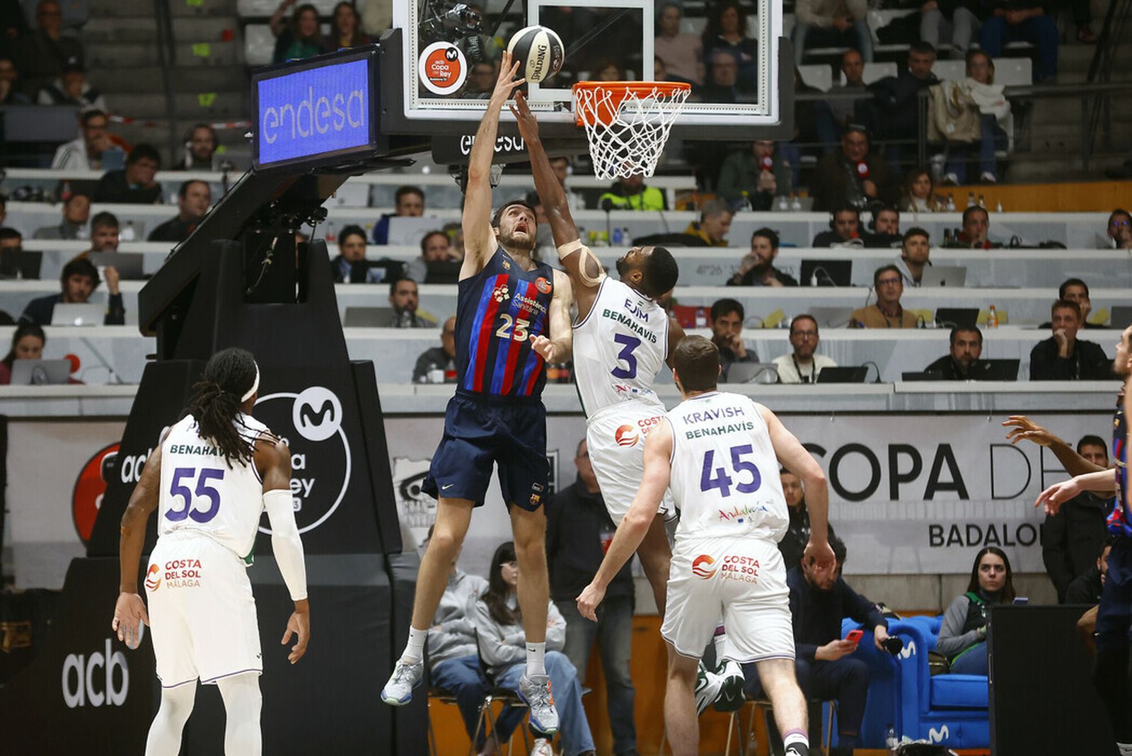 Imagen del Unicaja-Barcelona de Copa.