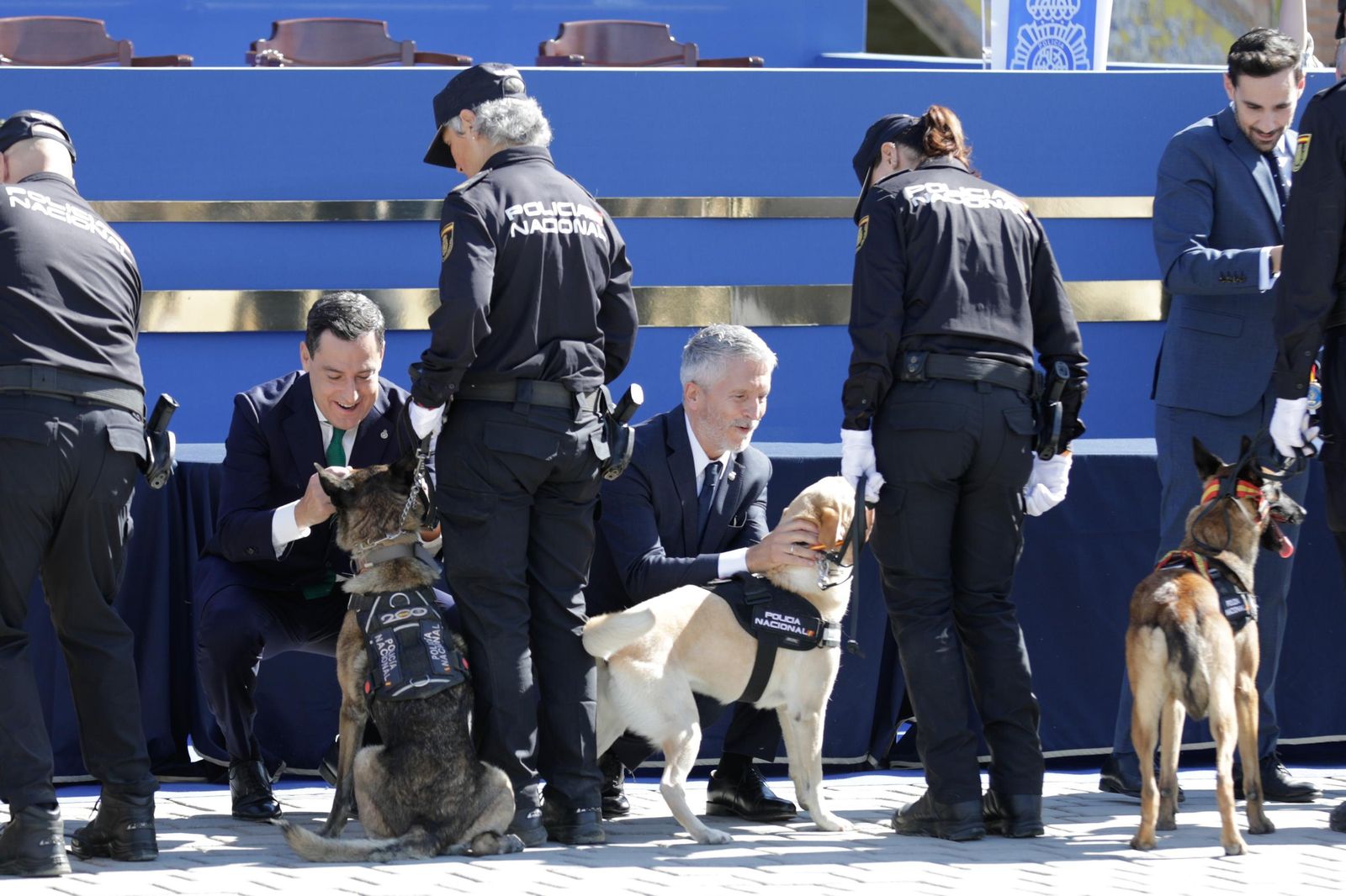 Plaza de España. Día de la Policía Nacional