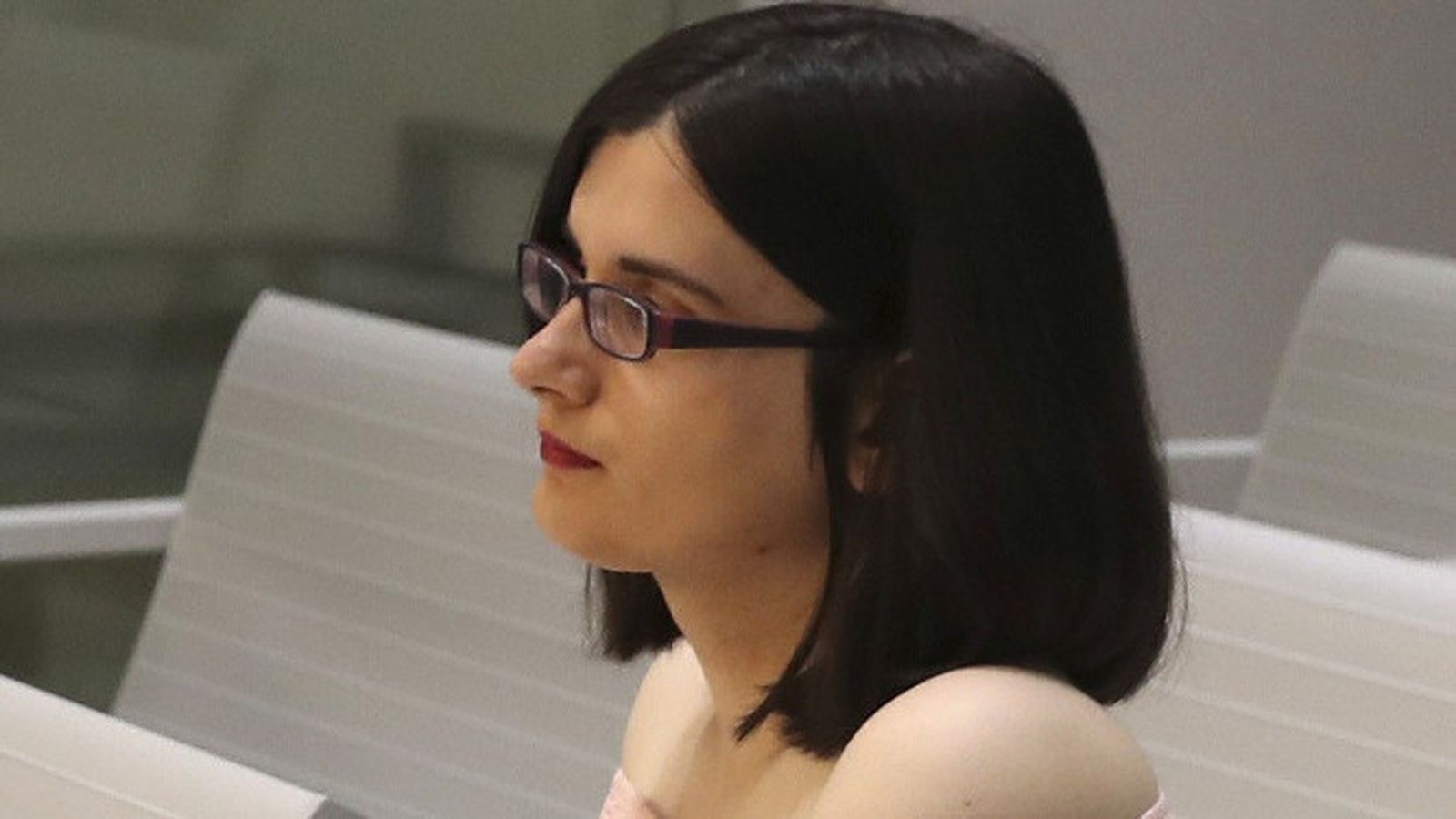 La tuitera Cassandra, durante el juicio