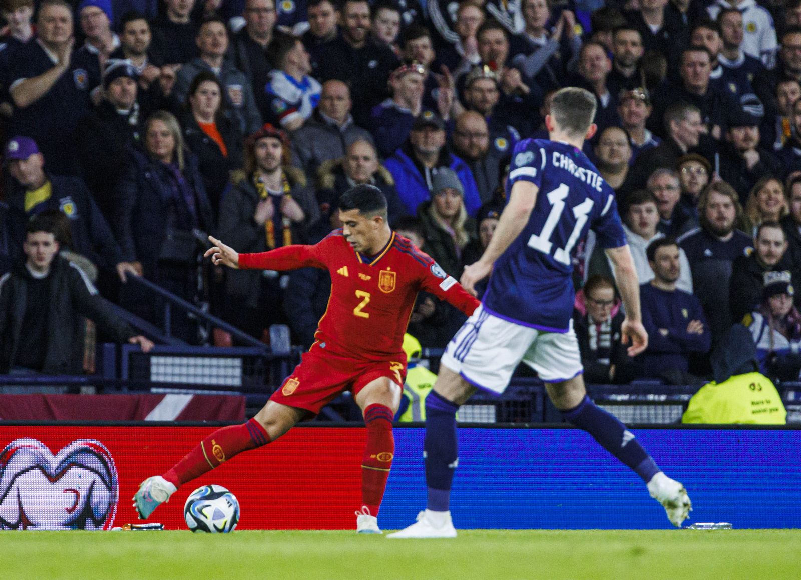 Las fotos del Escocia - España