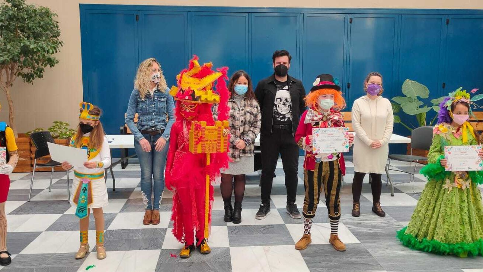 Los premiados de 7 a 13 años.