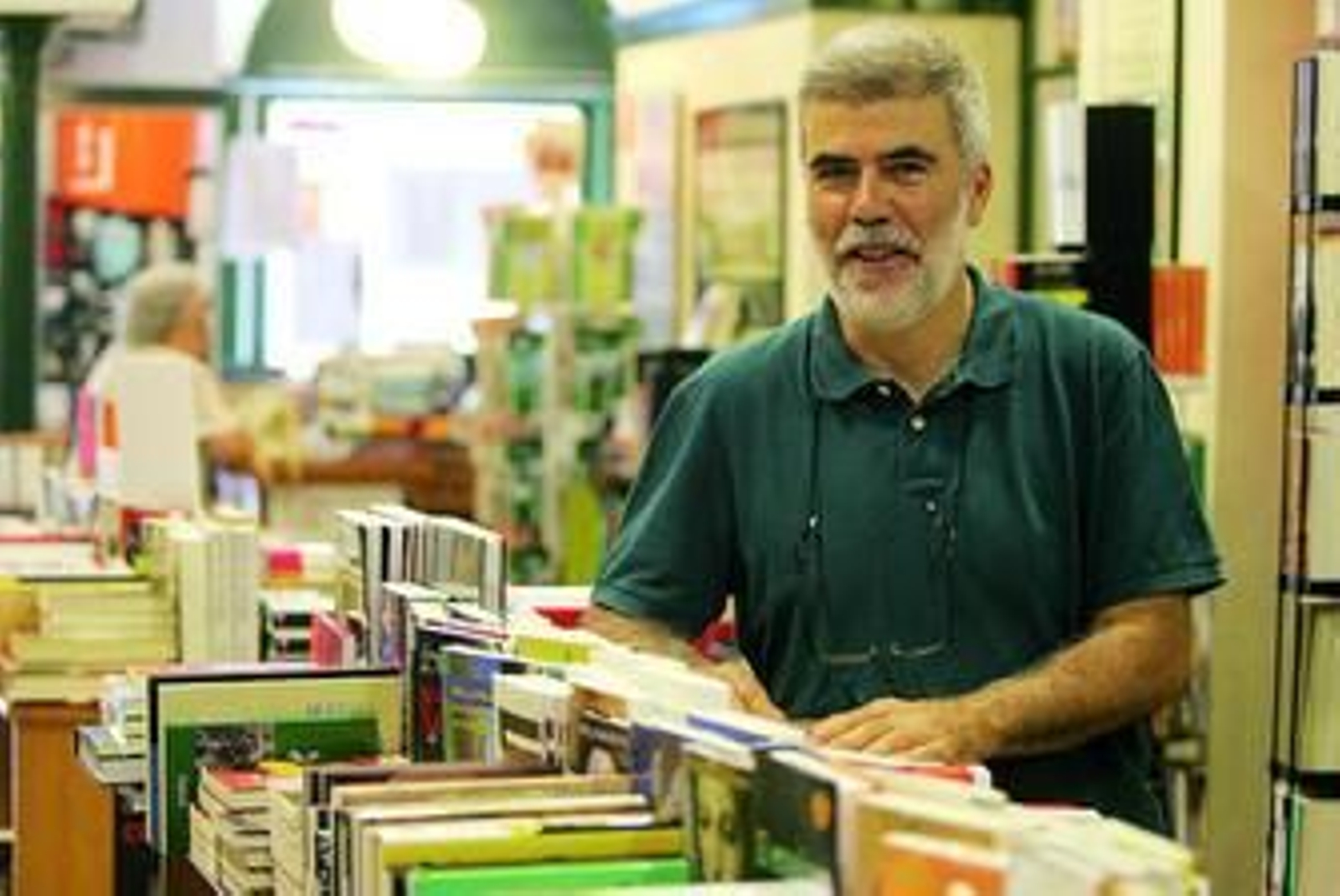 Ricardo Sánchez Lampreave, ayer en la librería QiQ.