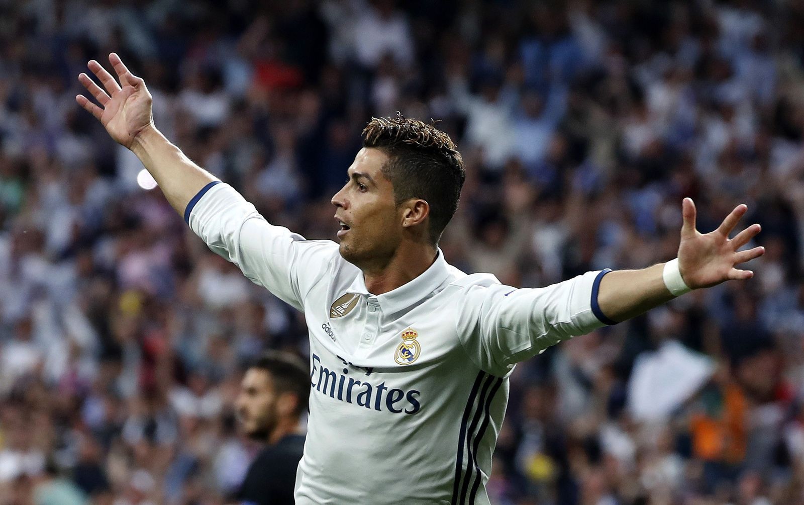 Ronaldo celebra uno de los goles