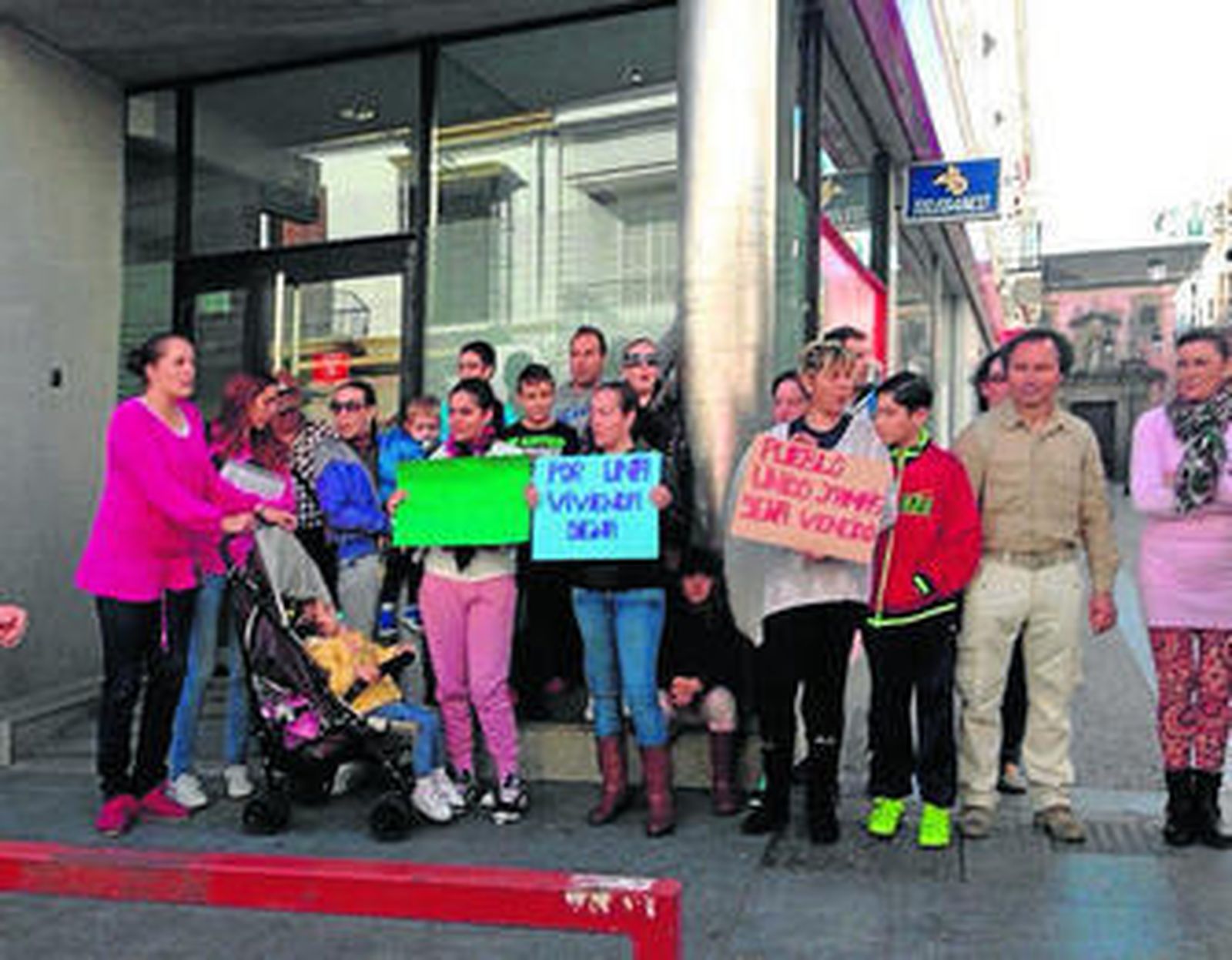 Imagen retrospectiva de una de las protestas de las Corralas.